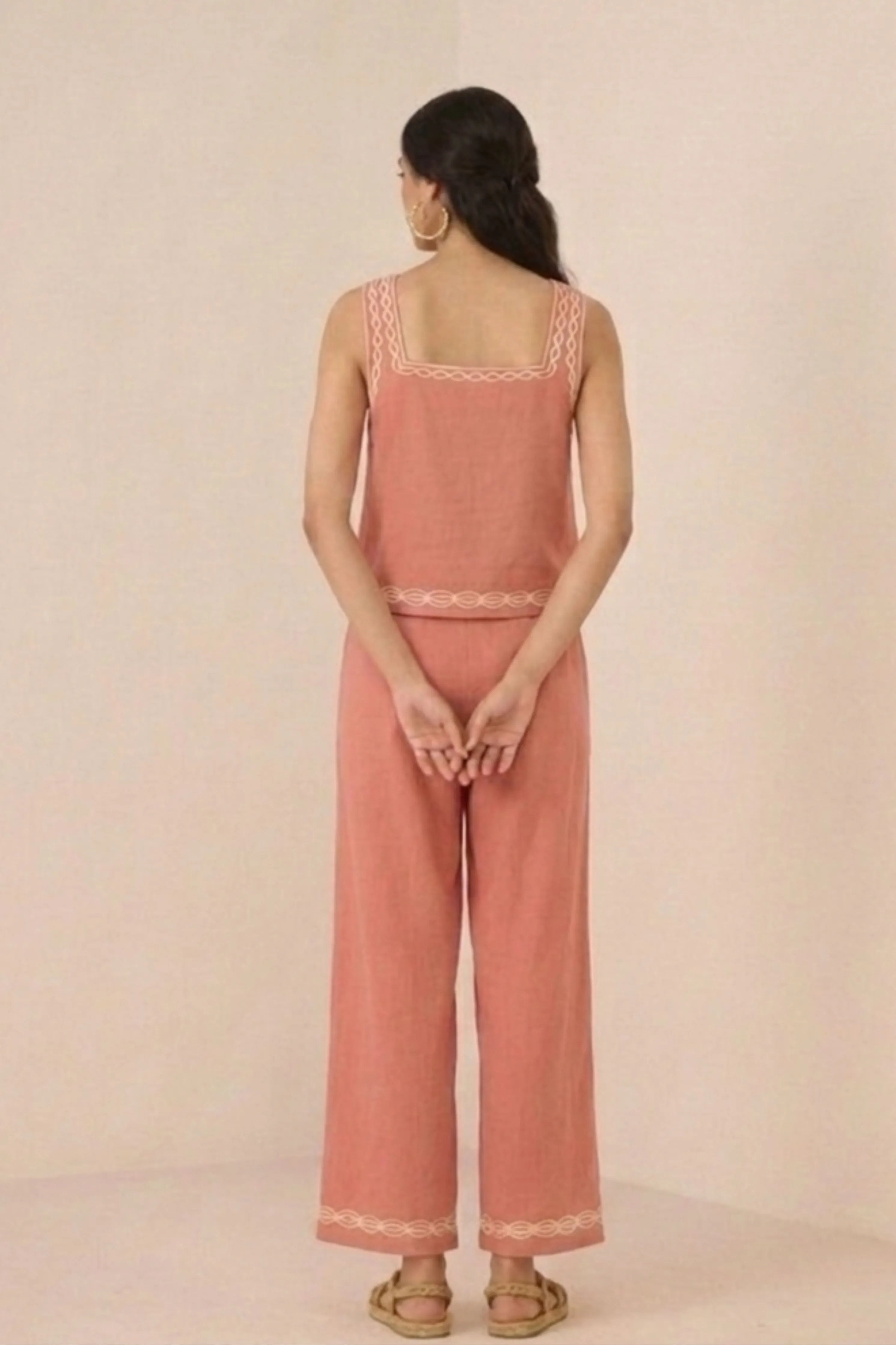 Jill Coral Pink Co-Ord Set