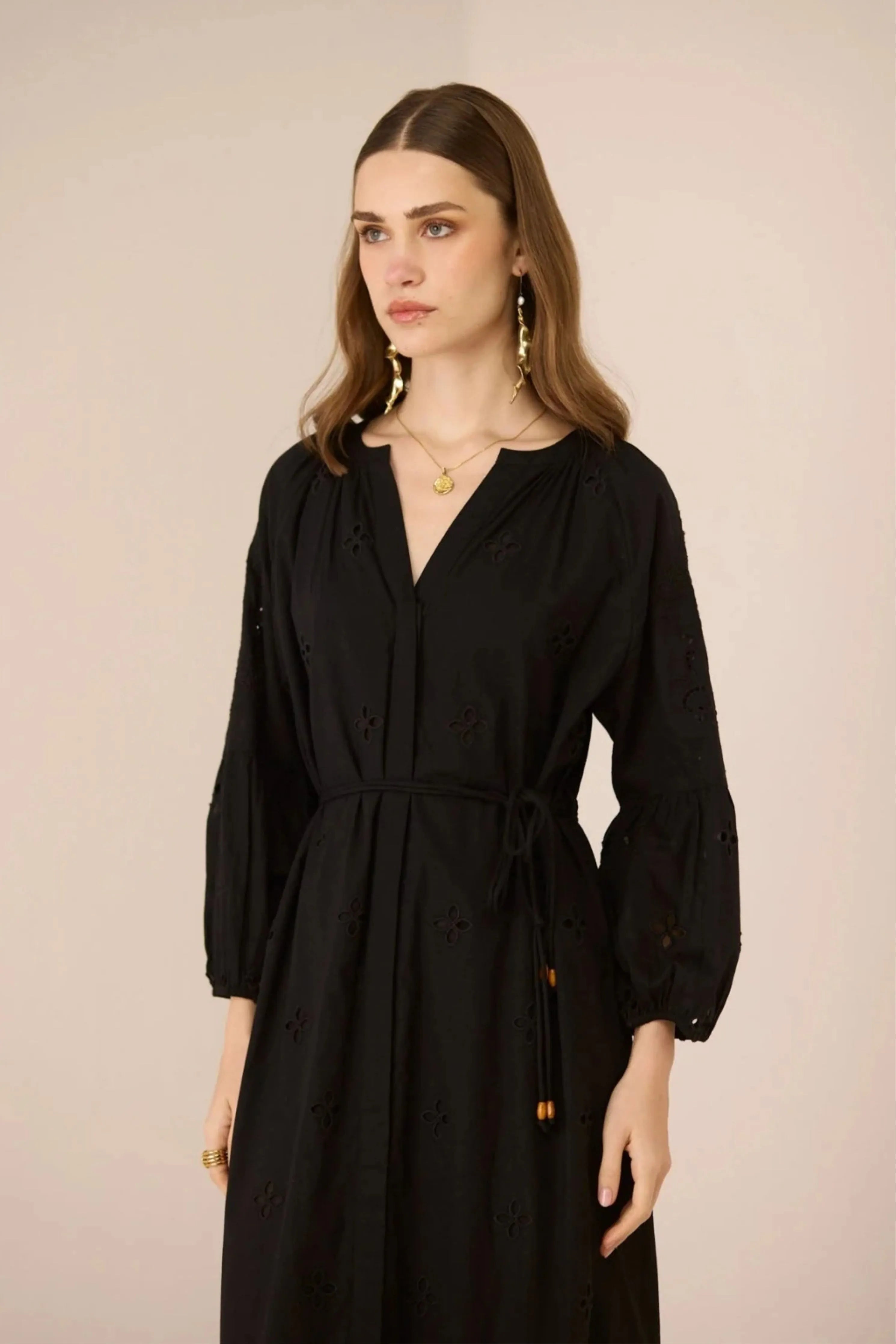 Piper Black Maxi Dress