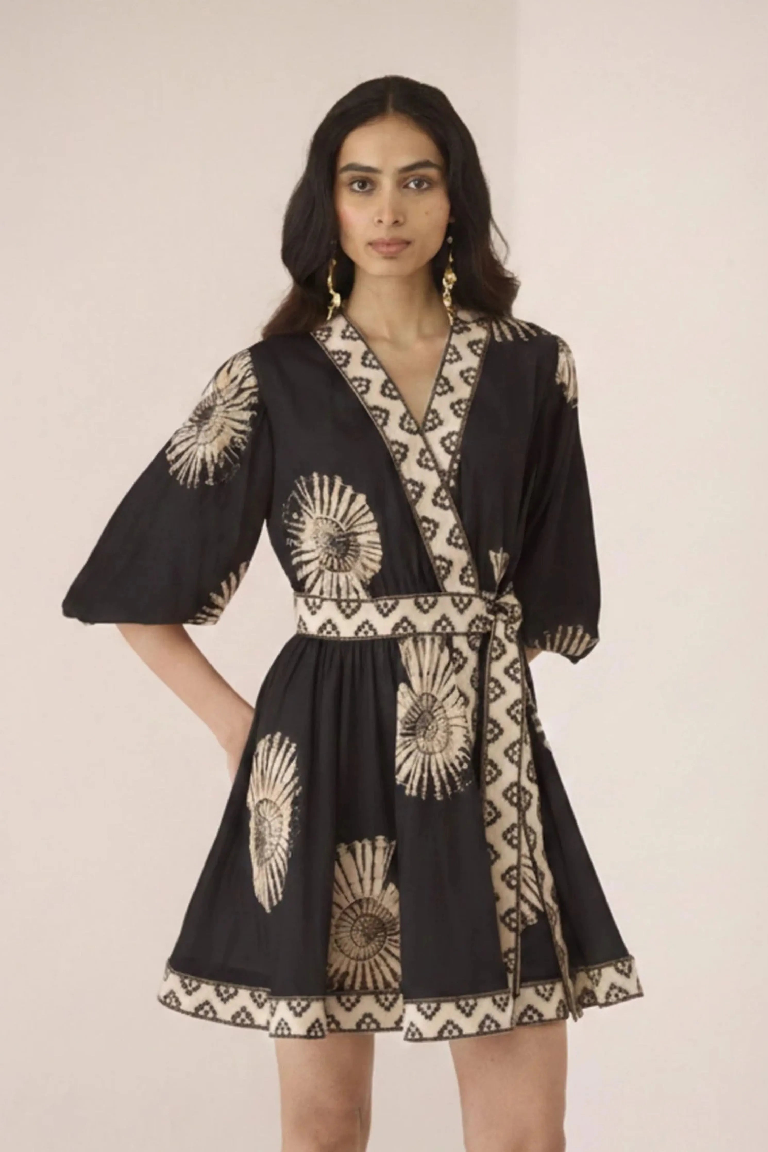 Marlin Black Mini Dress