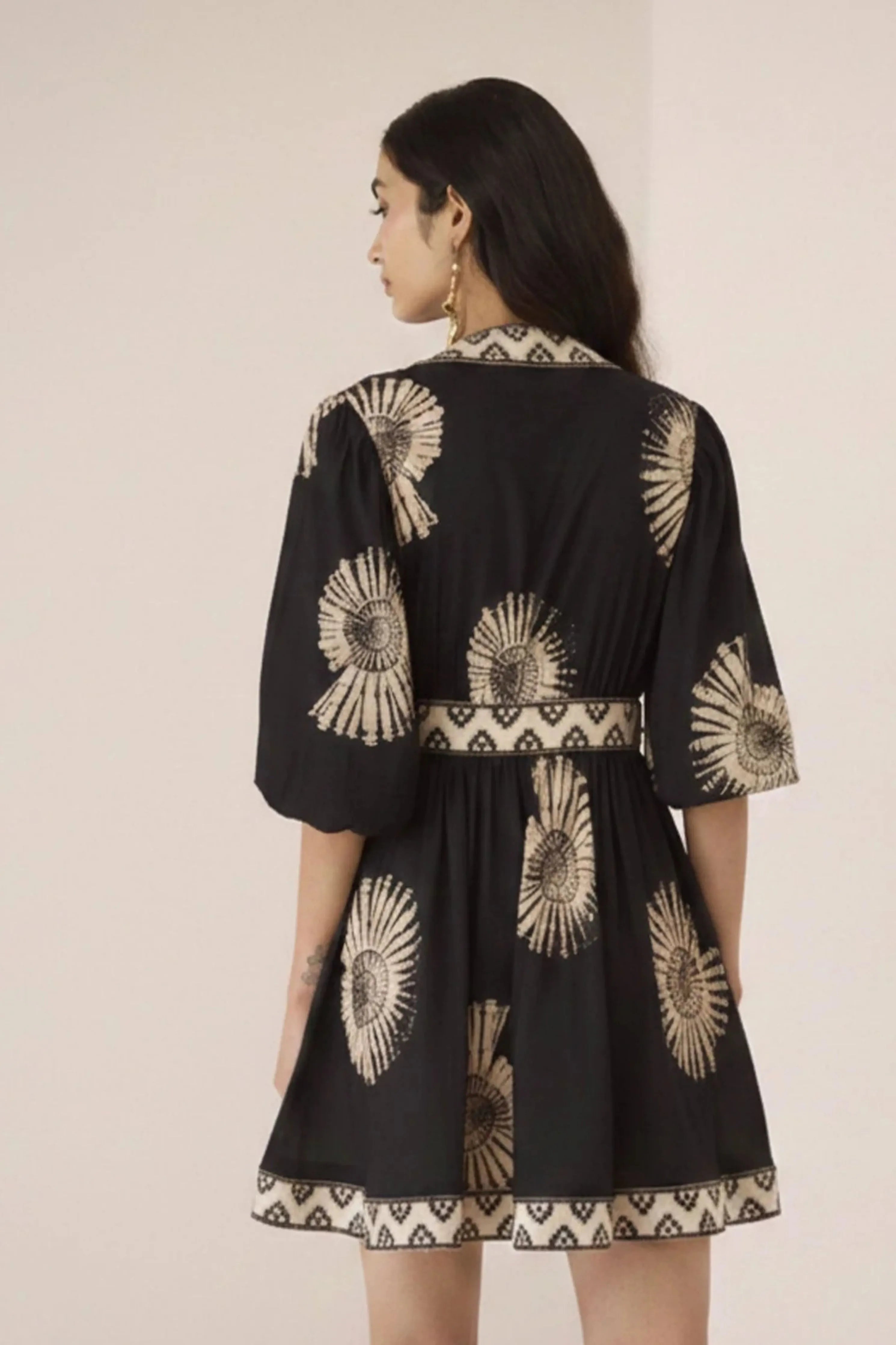 Marlin Black Mini Dress
