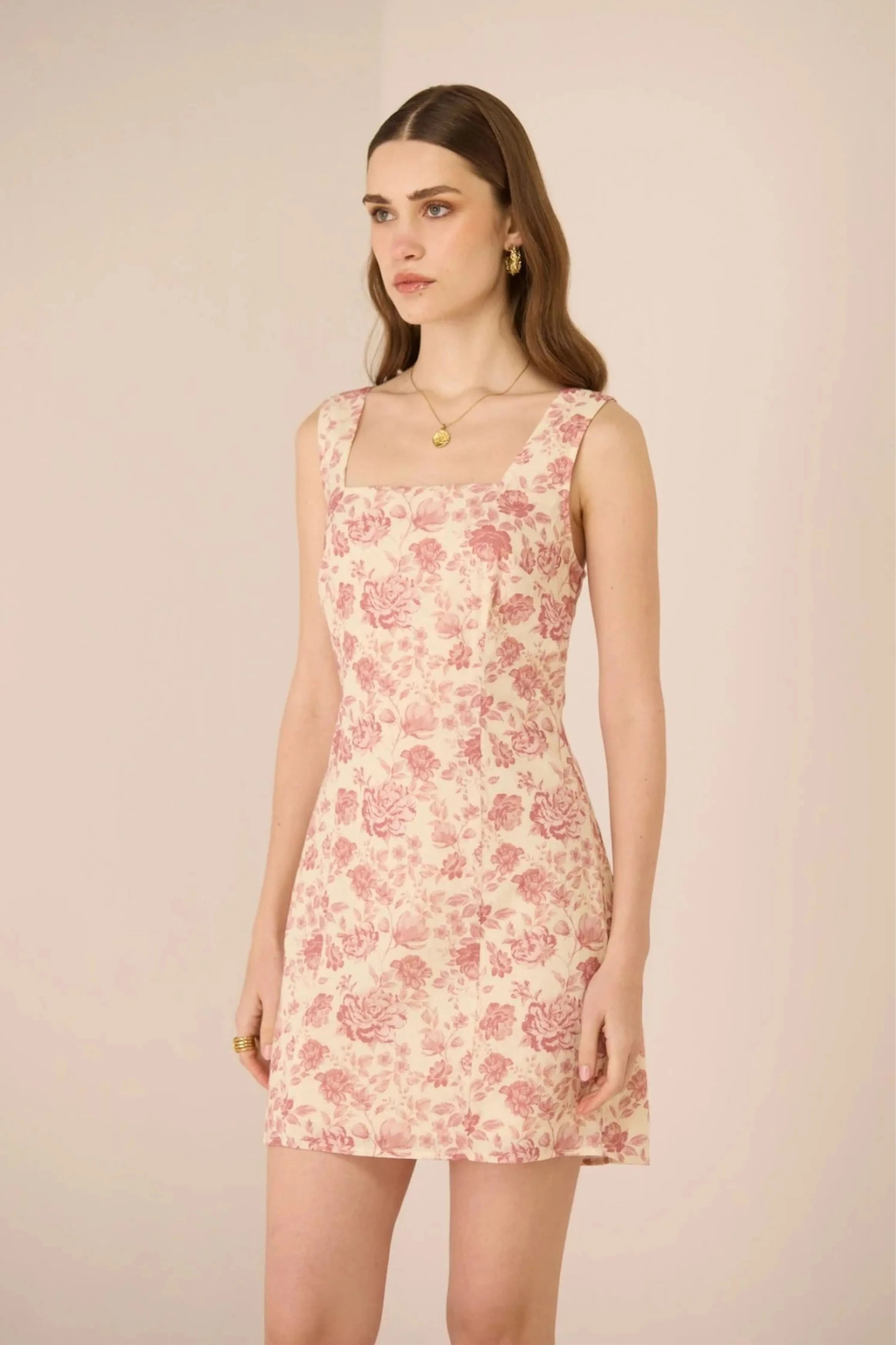 Primrose Rose Mini Dress