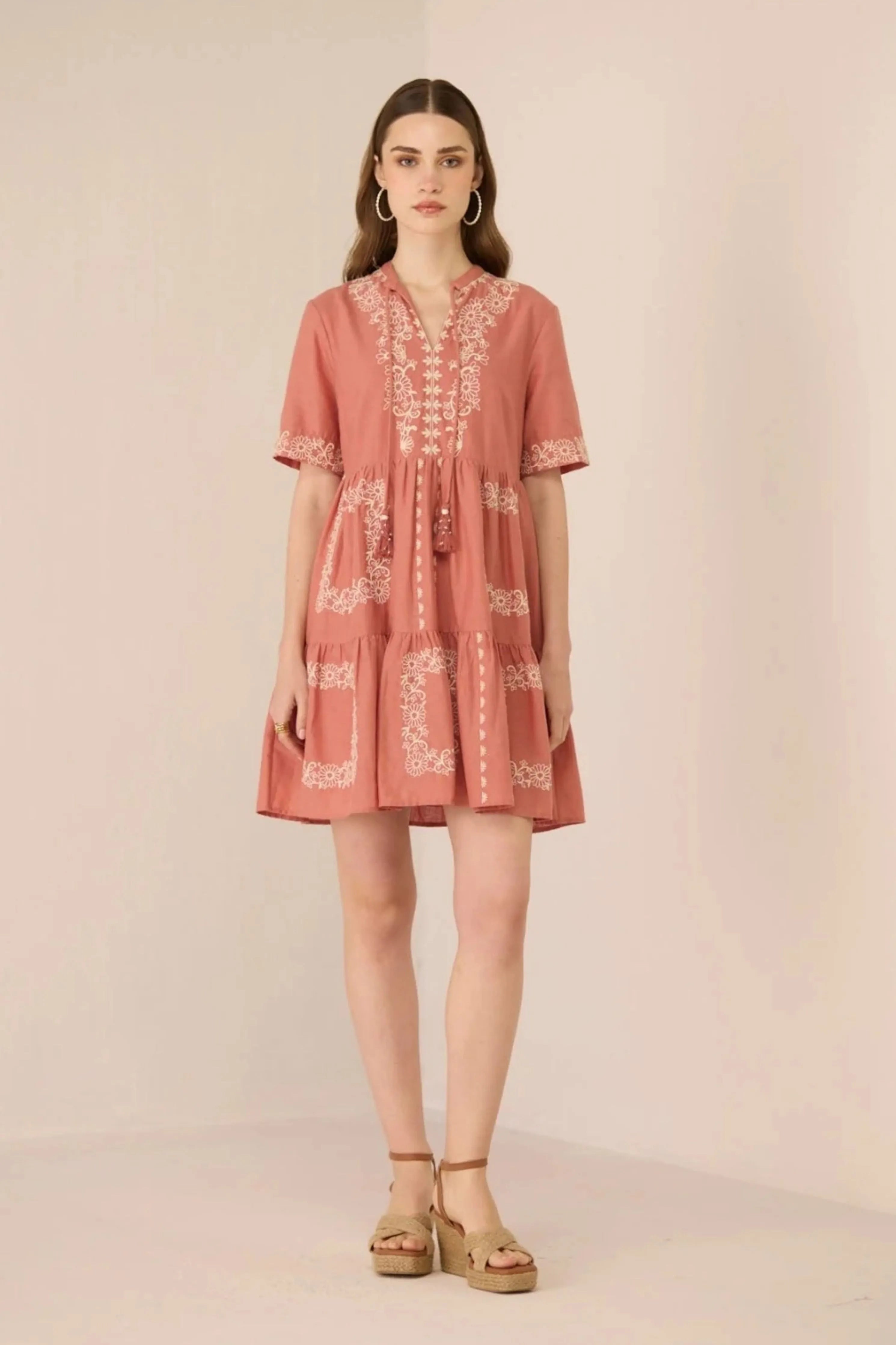 Grace Rose Mini Dress