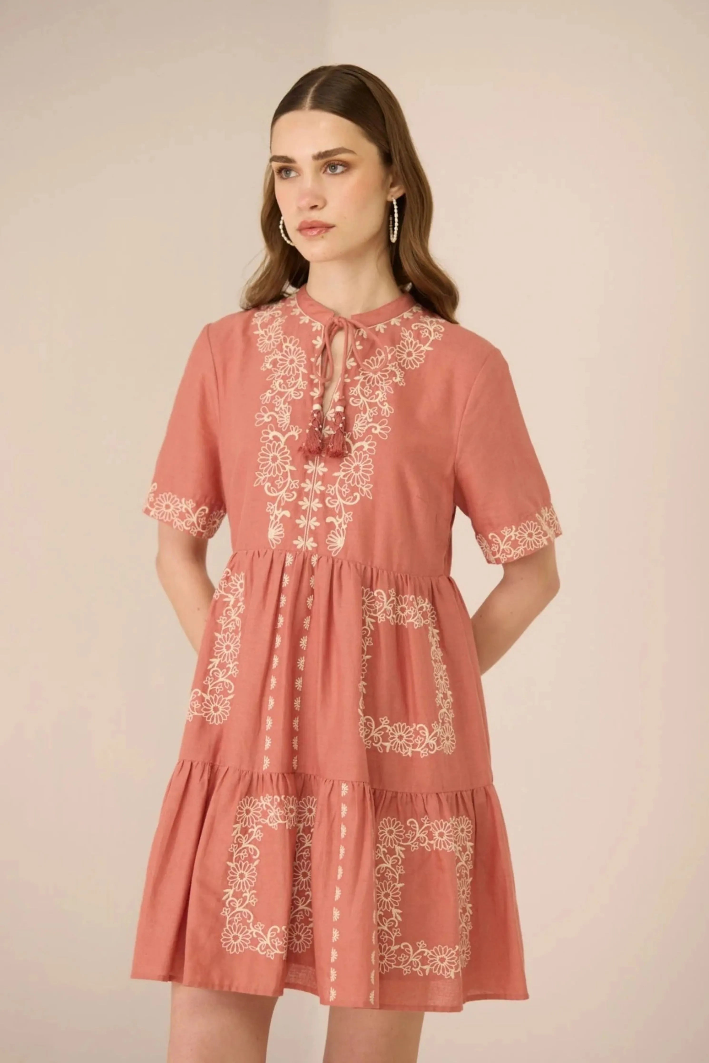 Grace Rose Mini Dress