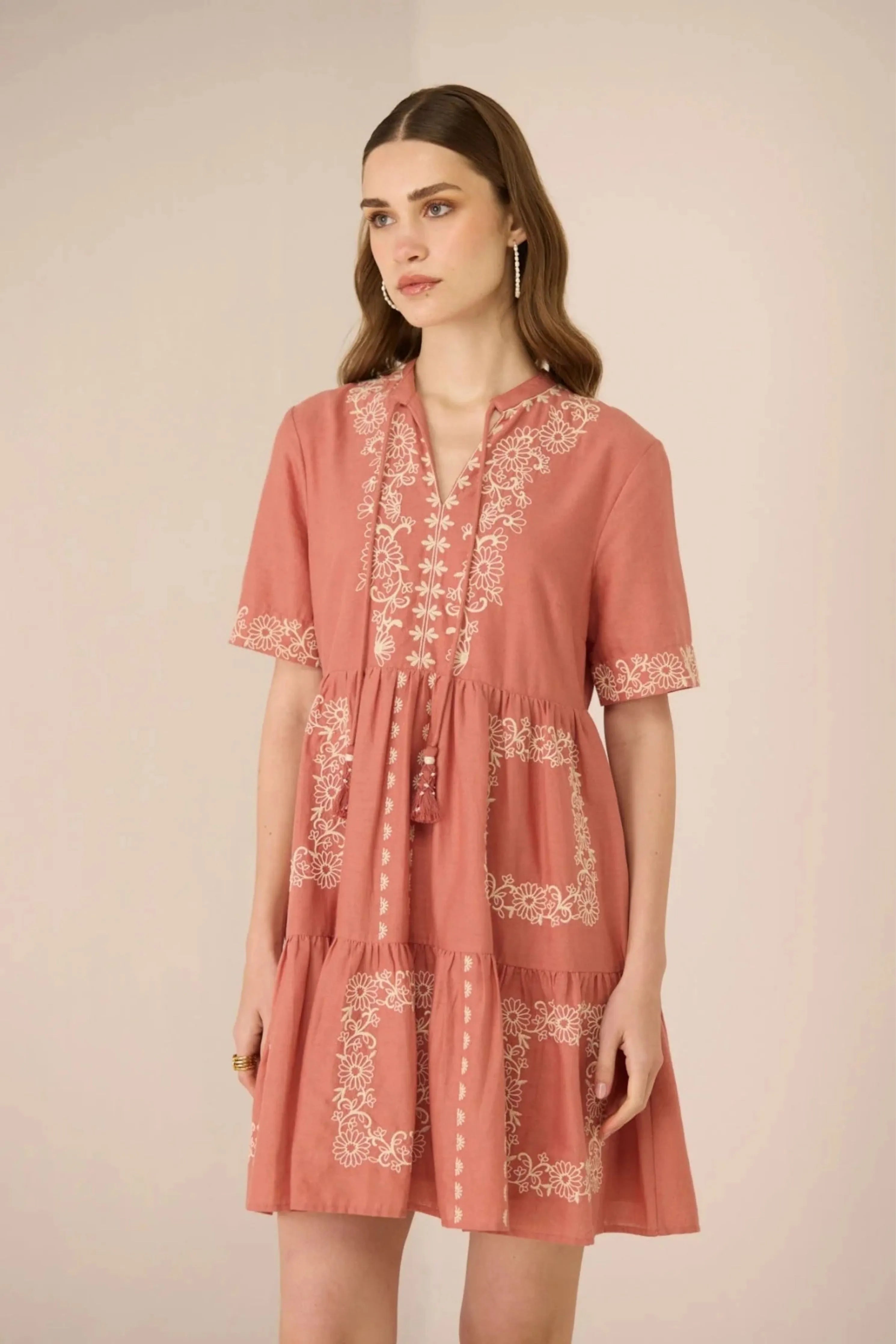 Grace Rose Mini Dress