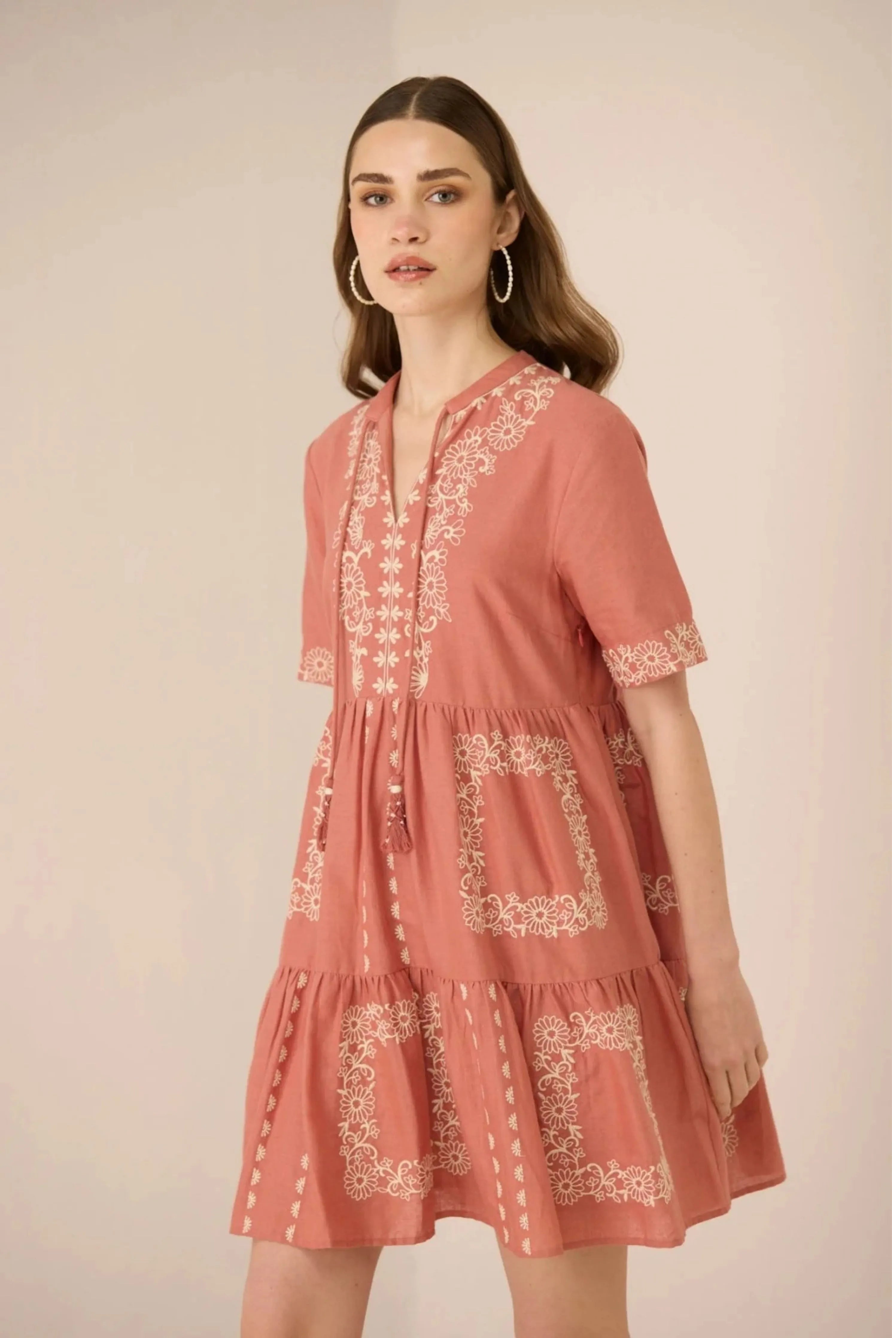 Grace Rose Mini Dress