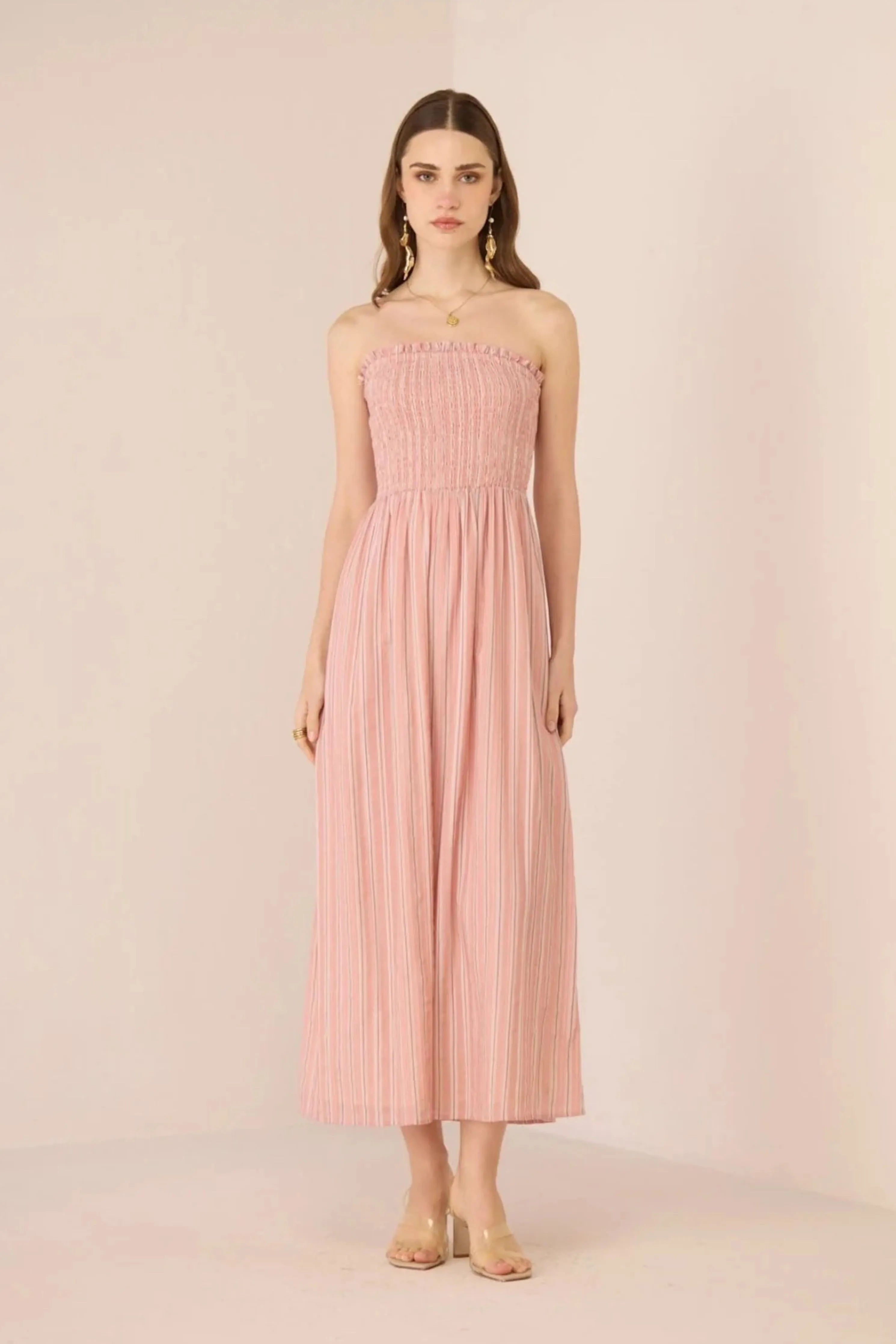 Blake Blush Midi Dress