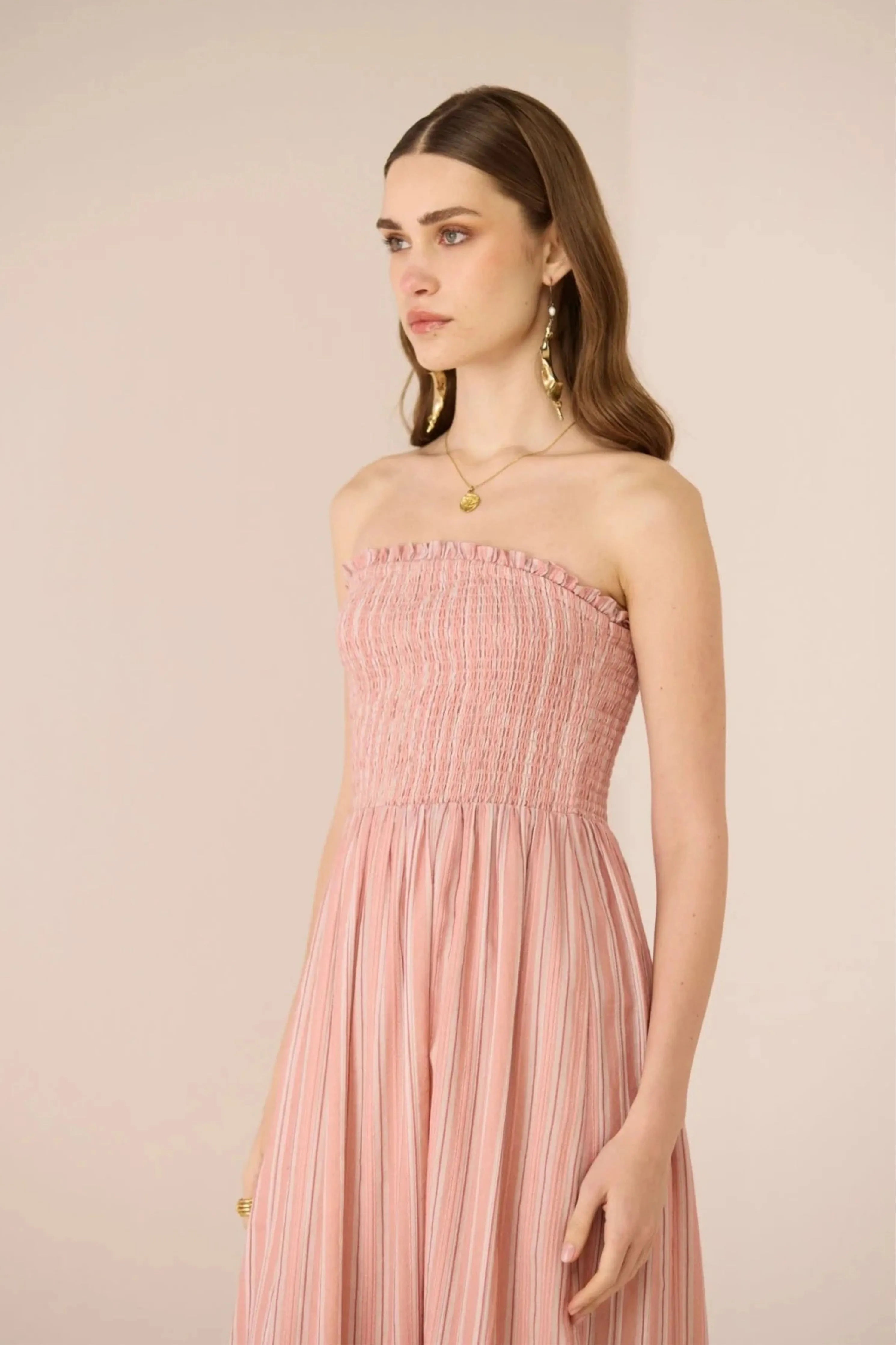 Blake Blush Midi Dress