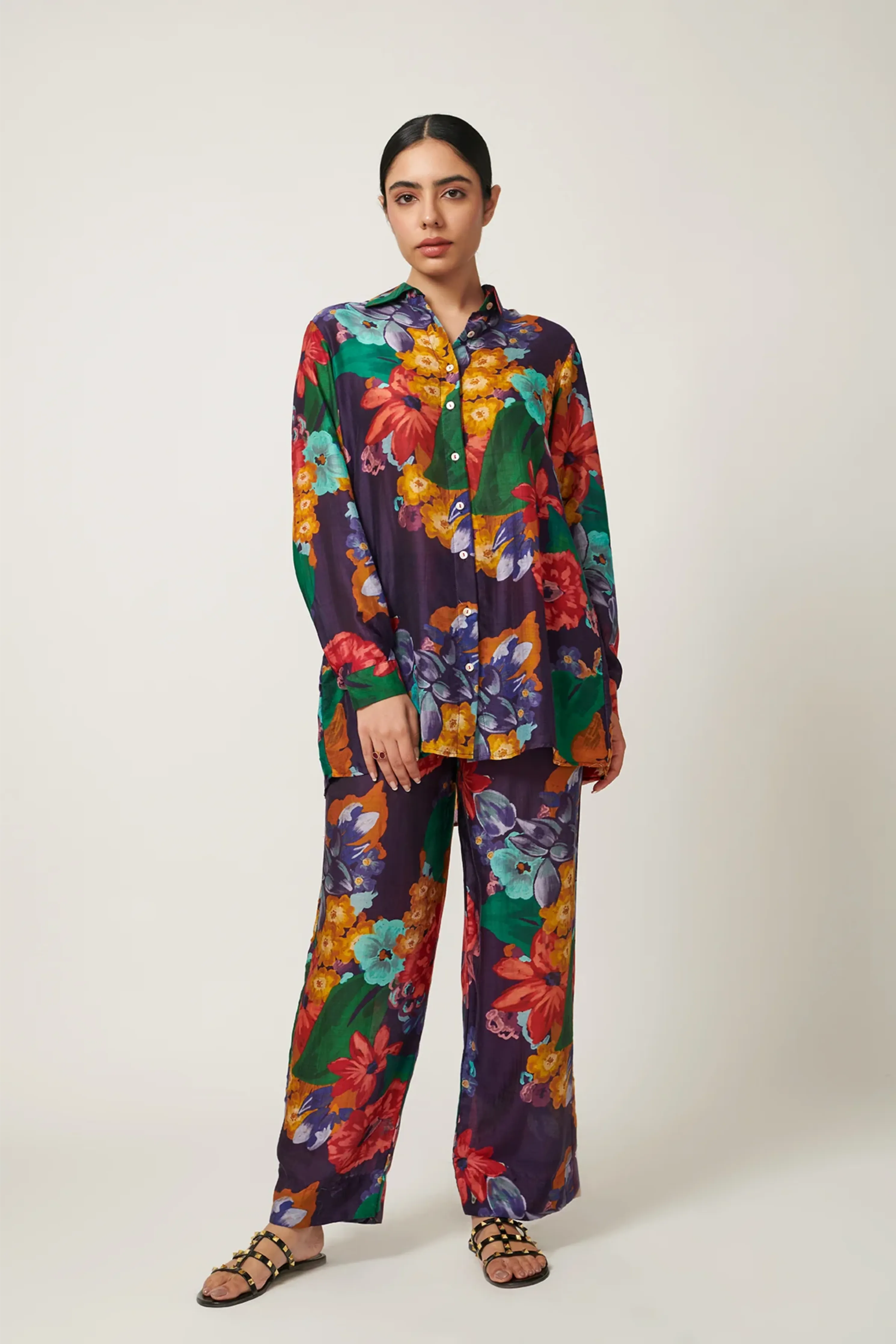 Songs Of Summer Purple Co-ord Set