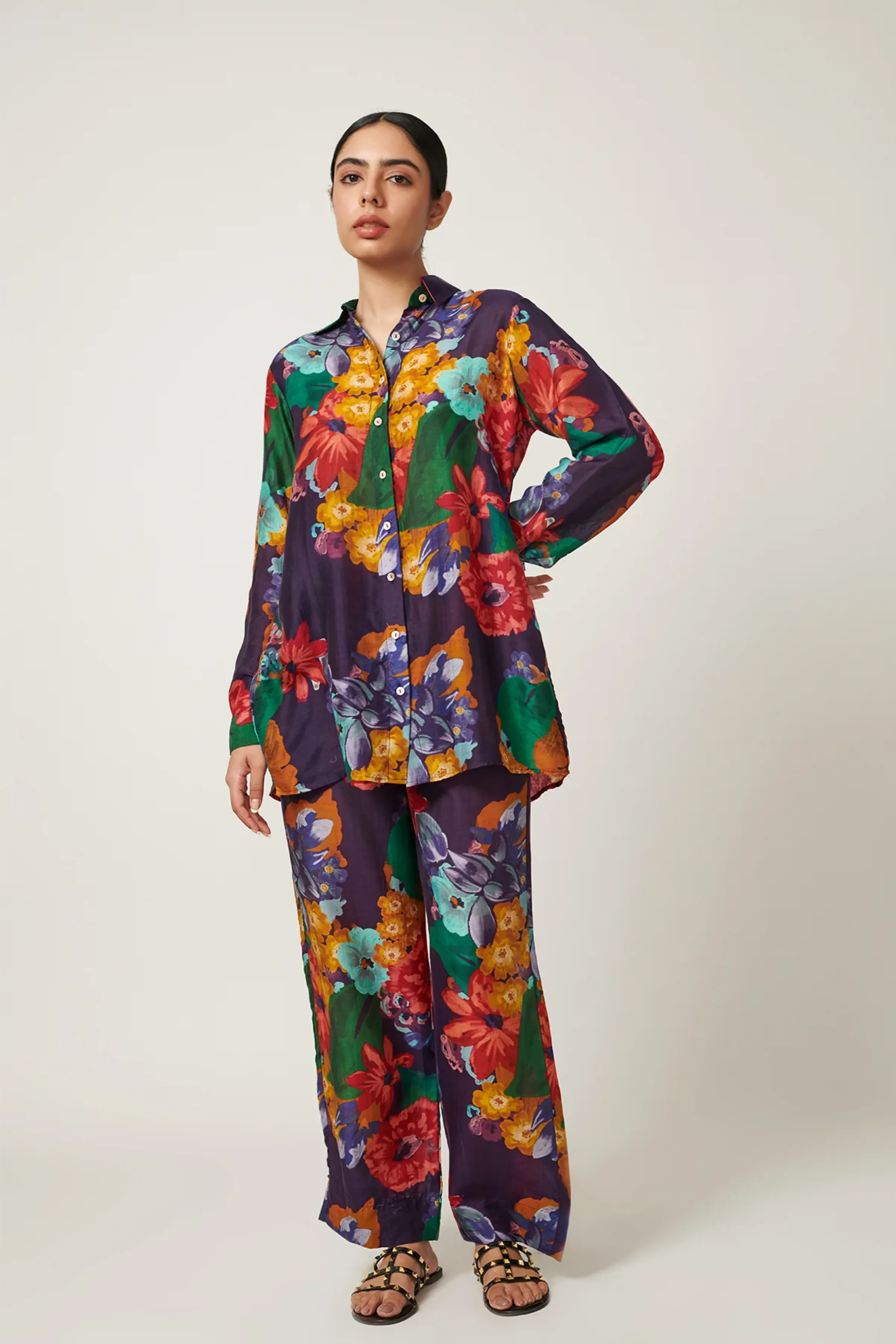 Songs Of Summer Purple Co-ord Set