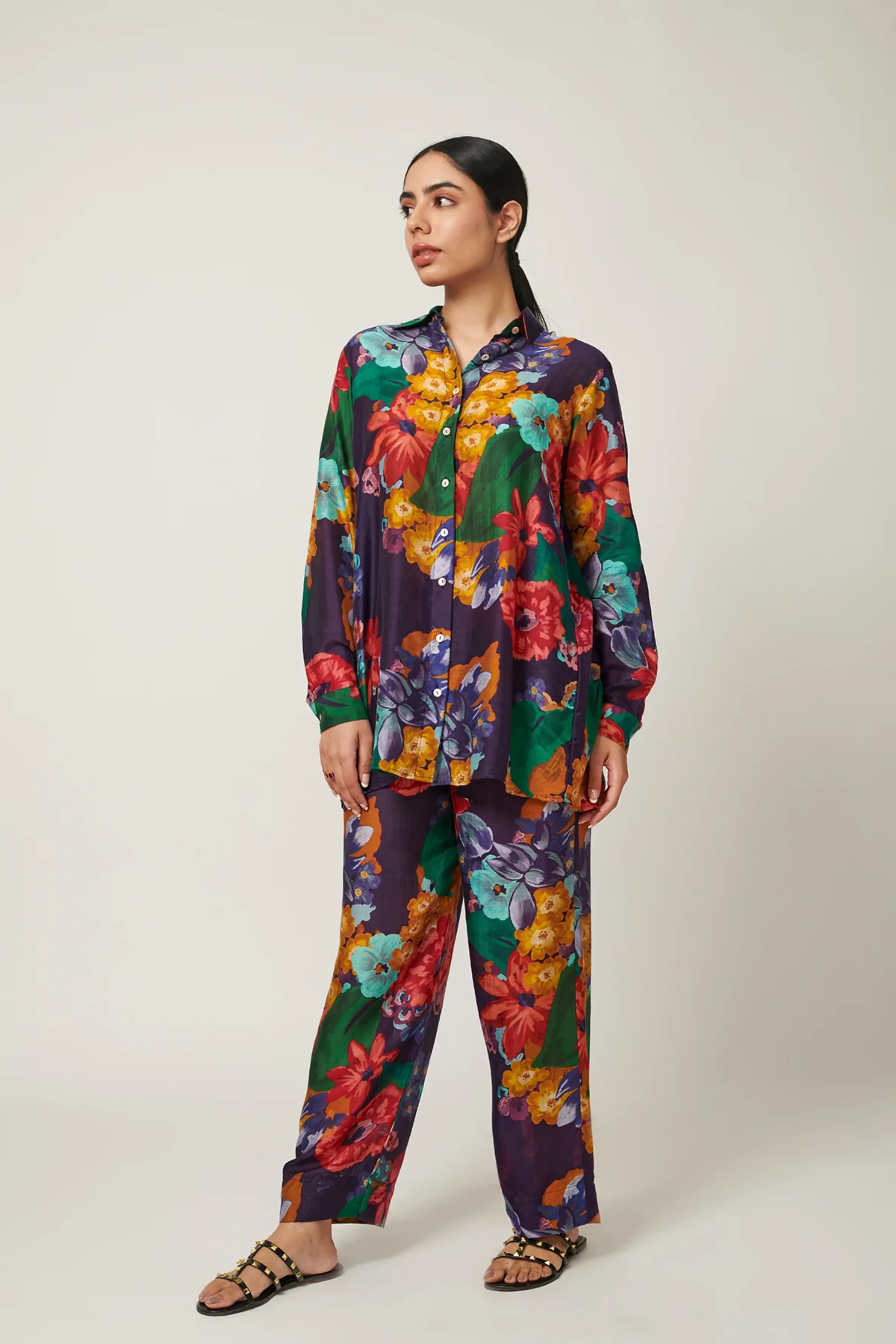 Songs Of Summer Purple Co-ord Set