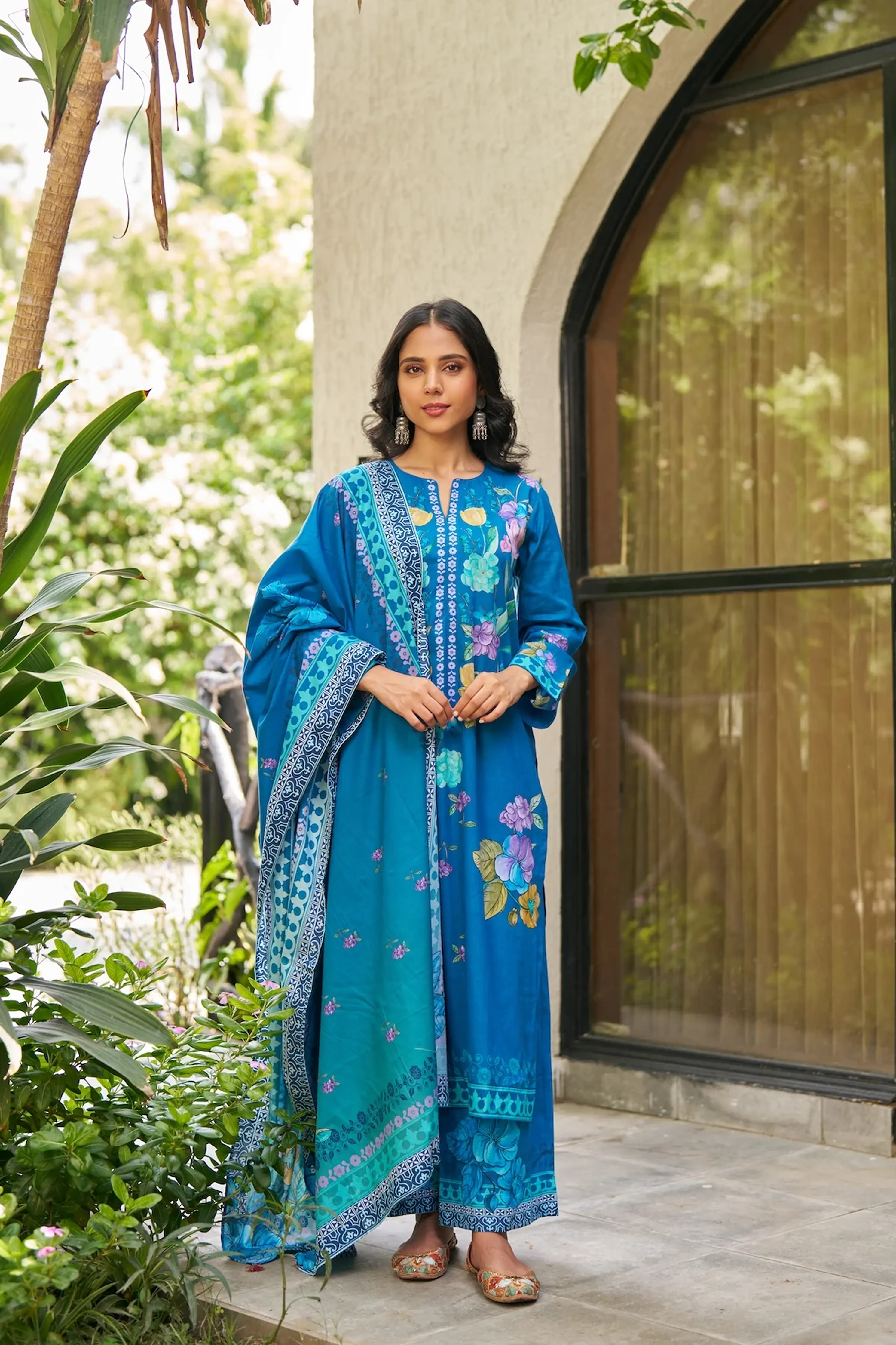 Dhwani Blue Kurta Set