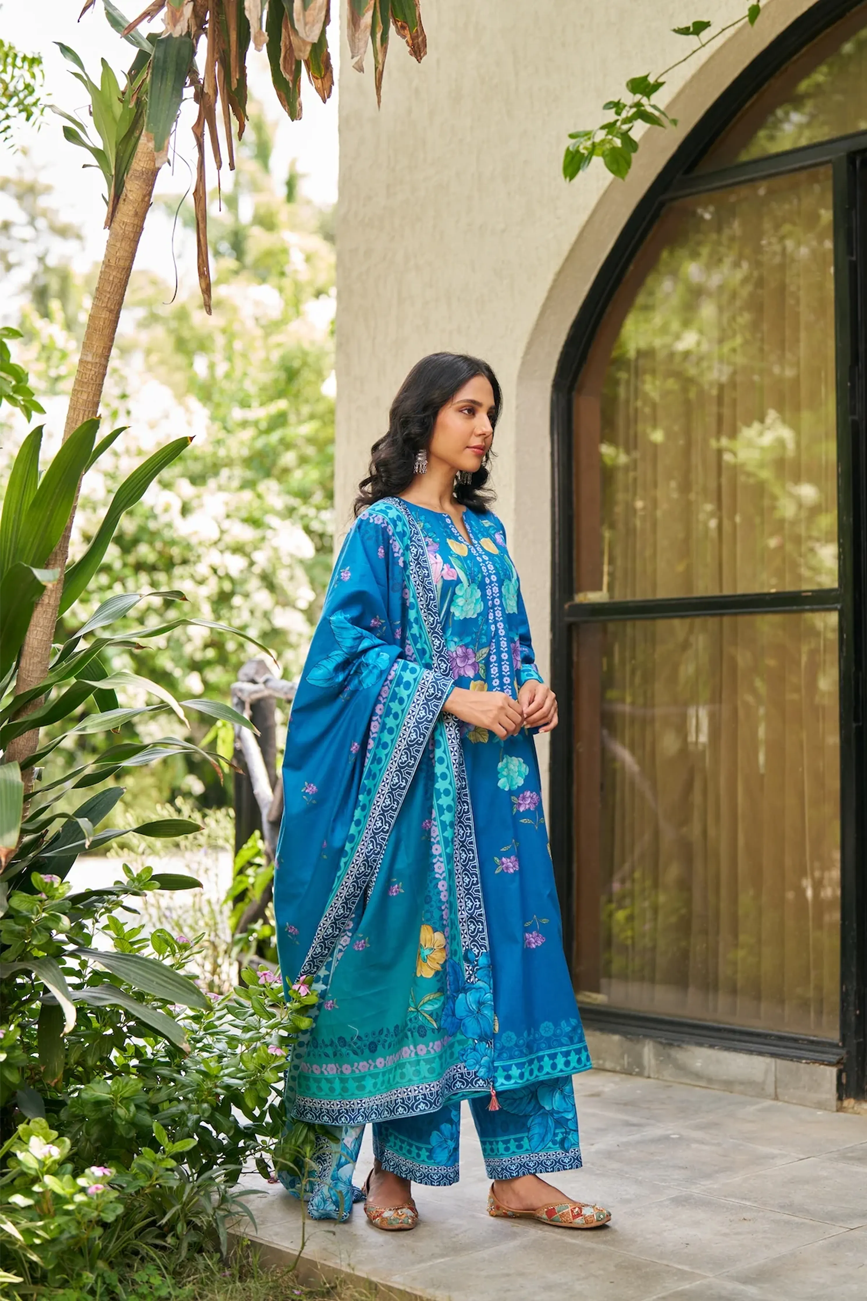 Dhwani Blue Kurta Set