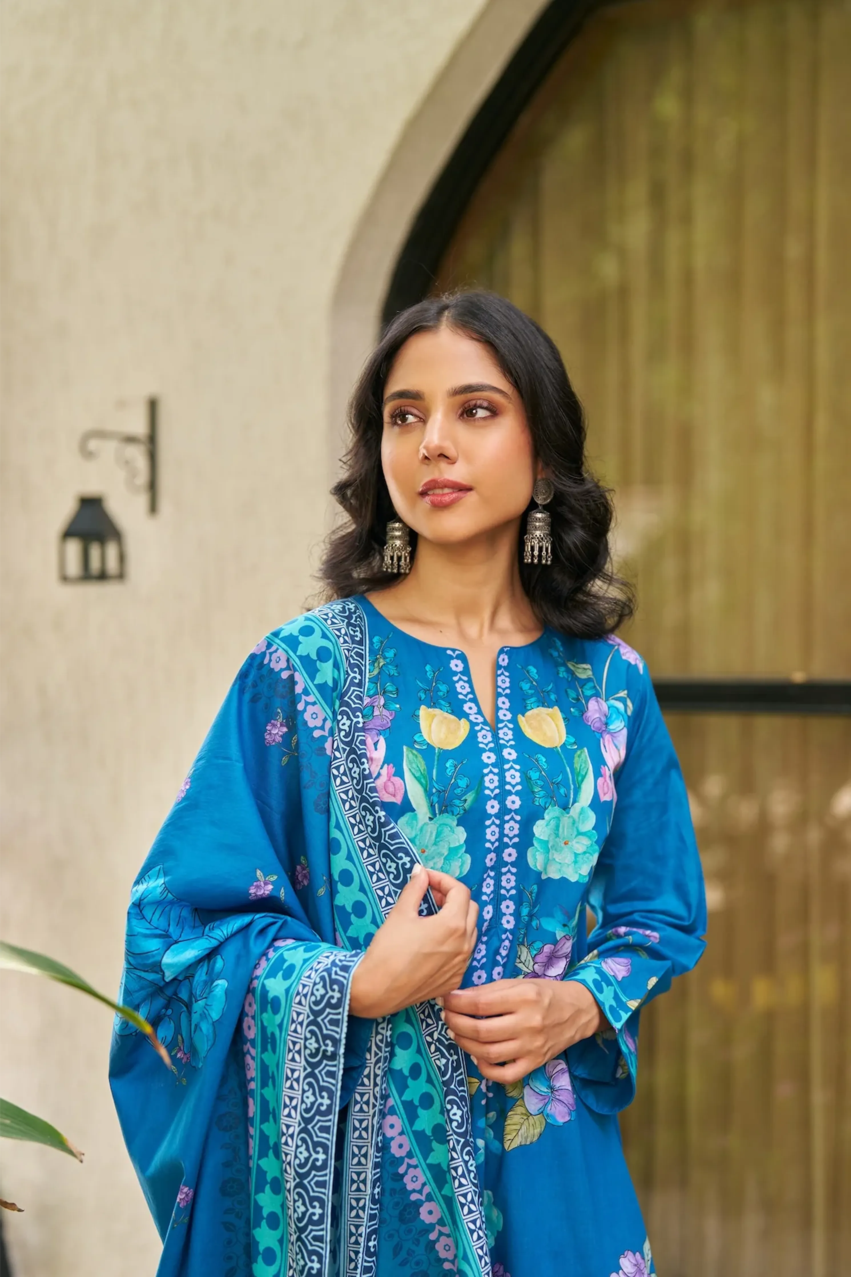 Dhwani Blue Kurta Set