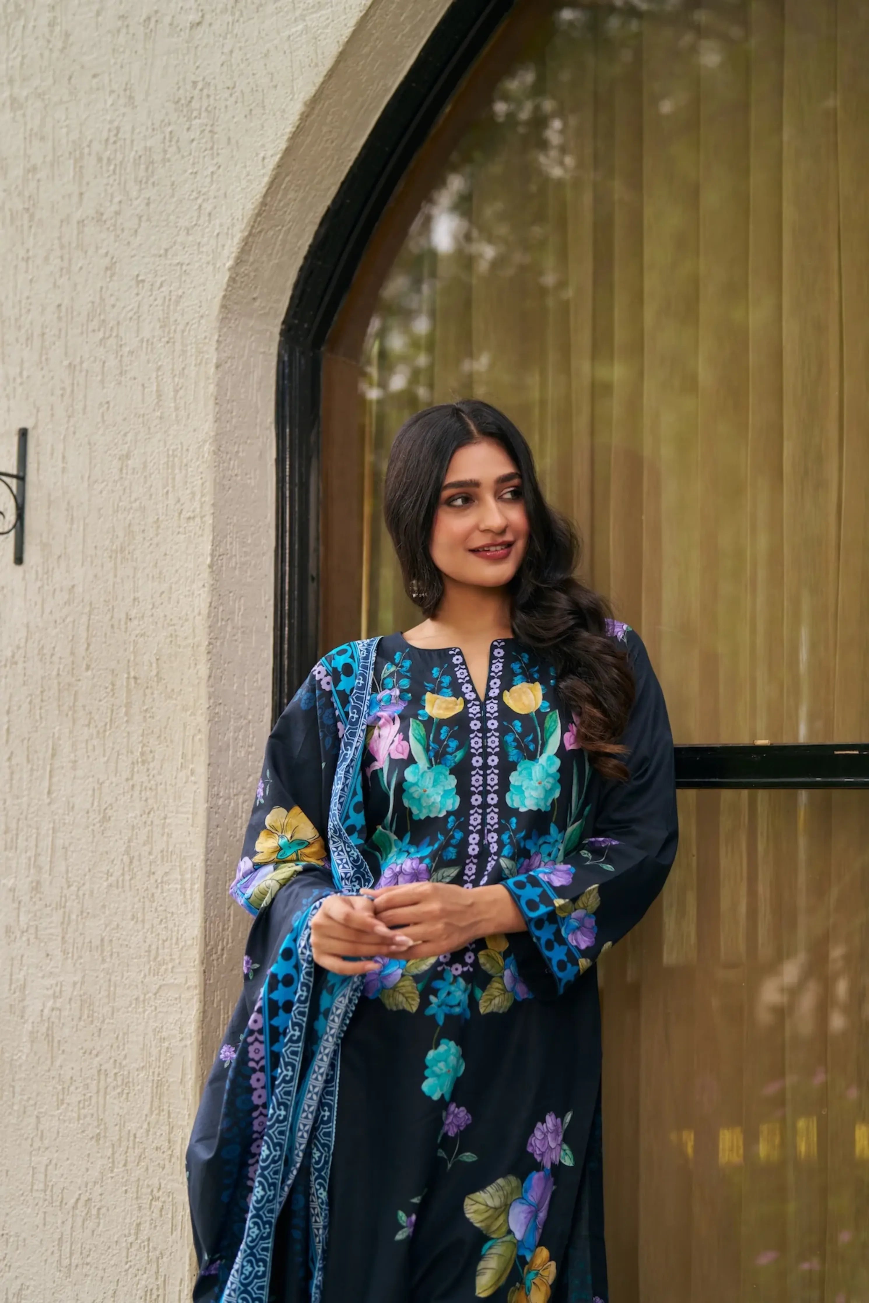 Dhwani Black Kurta Set