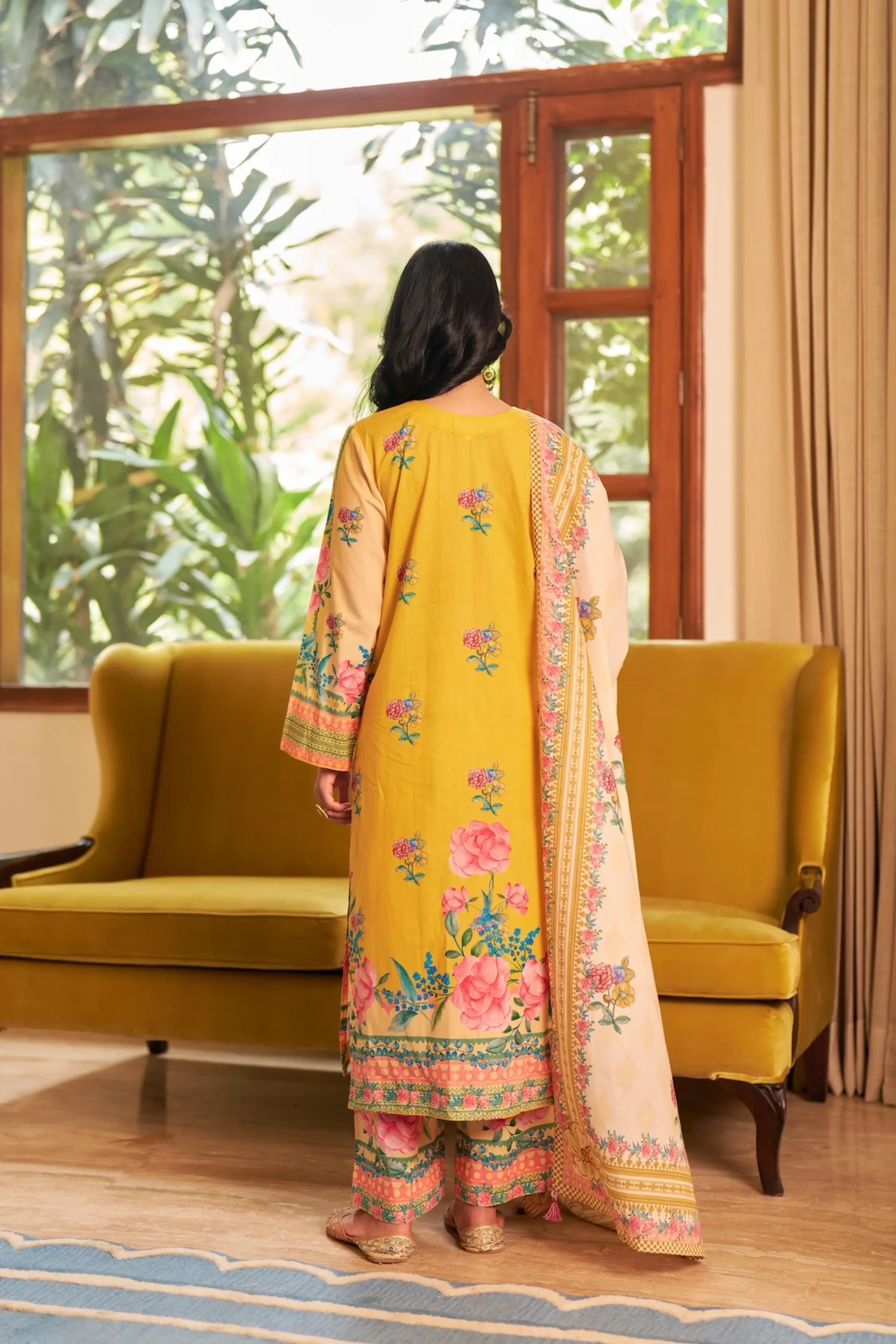 Dhwani Yellow Kurta Set