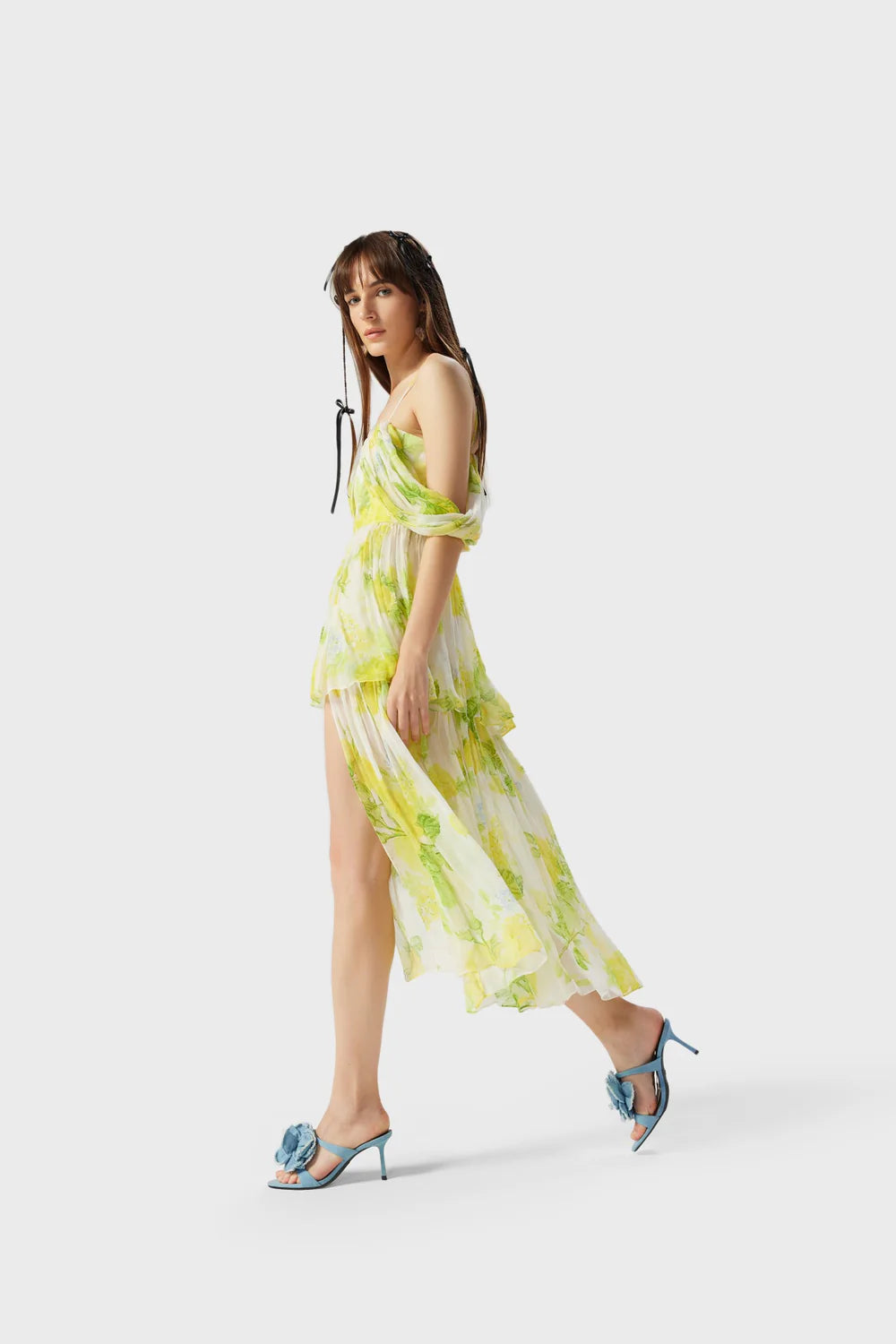 Rakulpreet Singh in Fleur Strappy Midi Dress