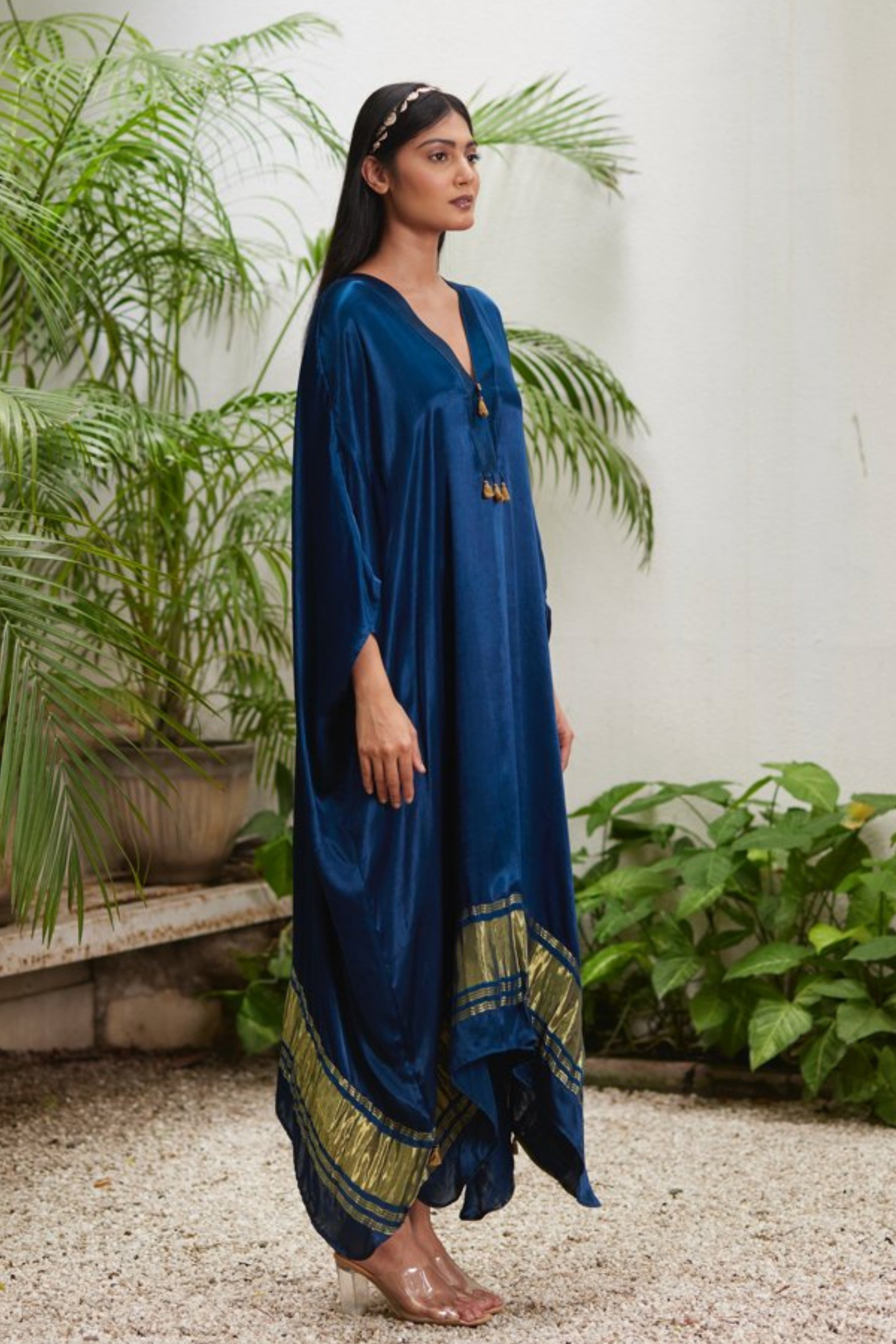 Indigo Blue Kaftan