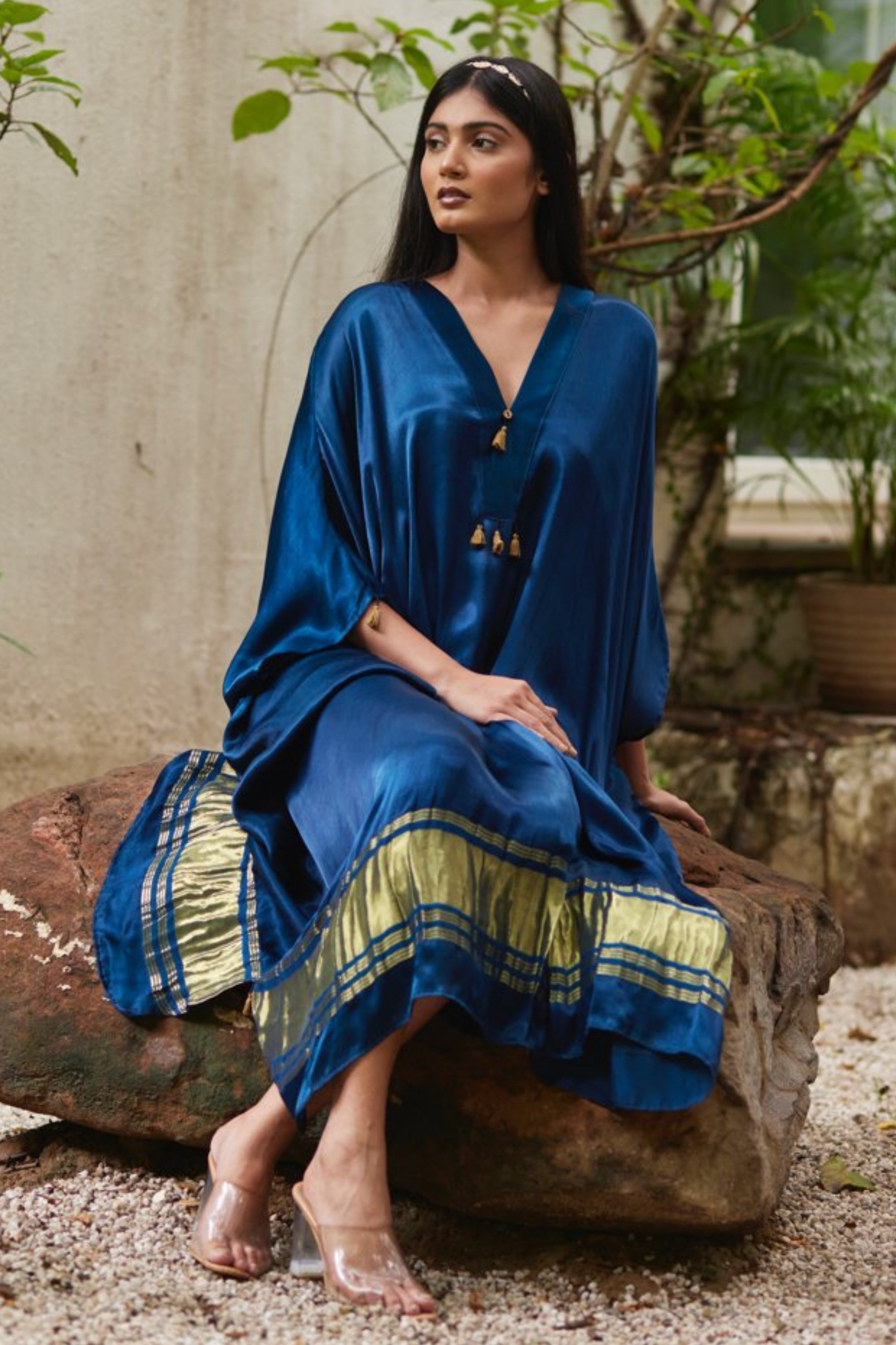 Indigo Blue Kaftan