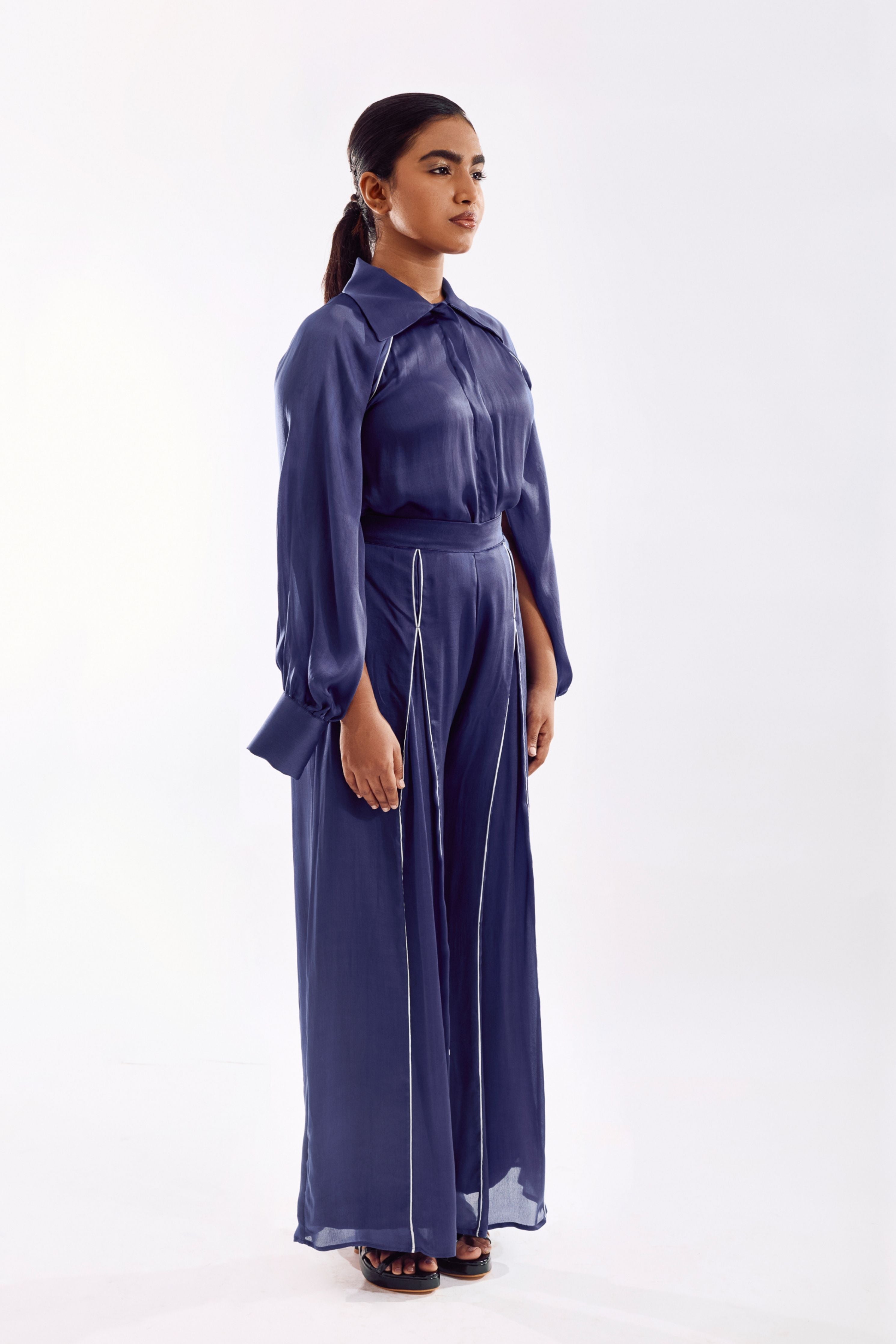 Indigo Cape Co-Ord set
