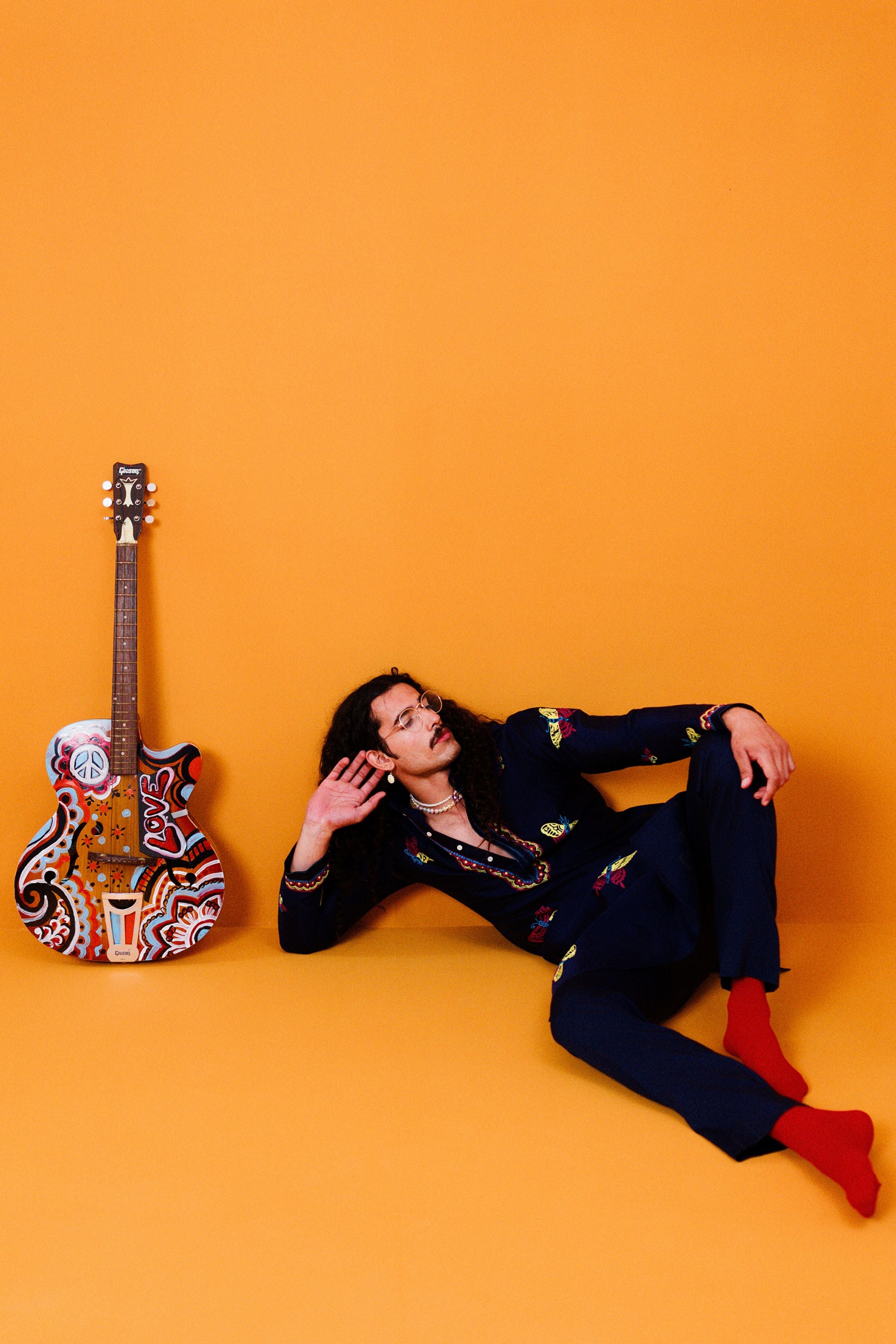 Indigo Kaleidoscope Kurta Set