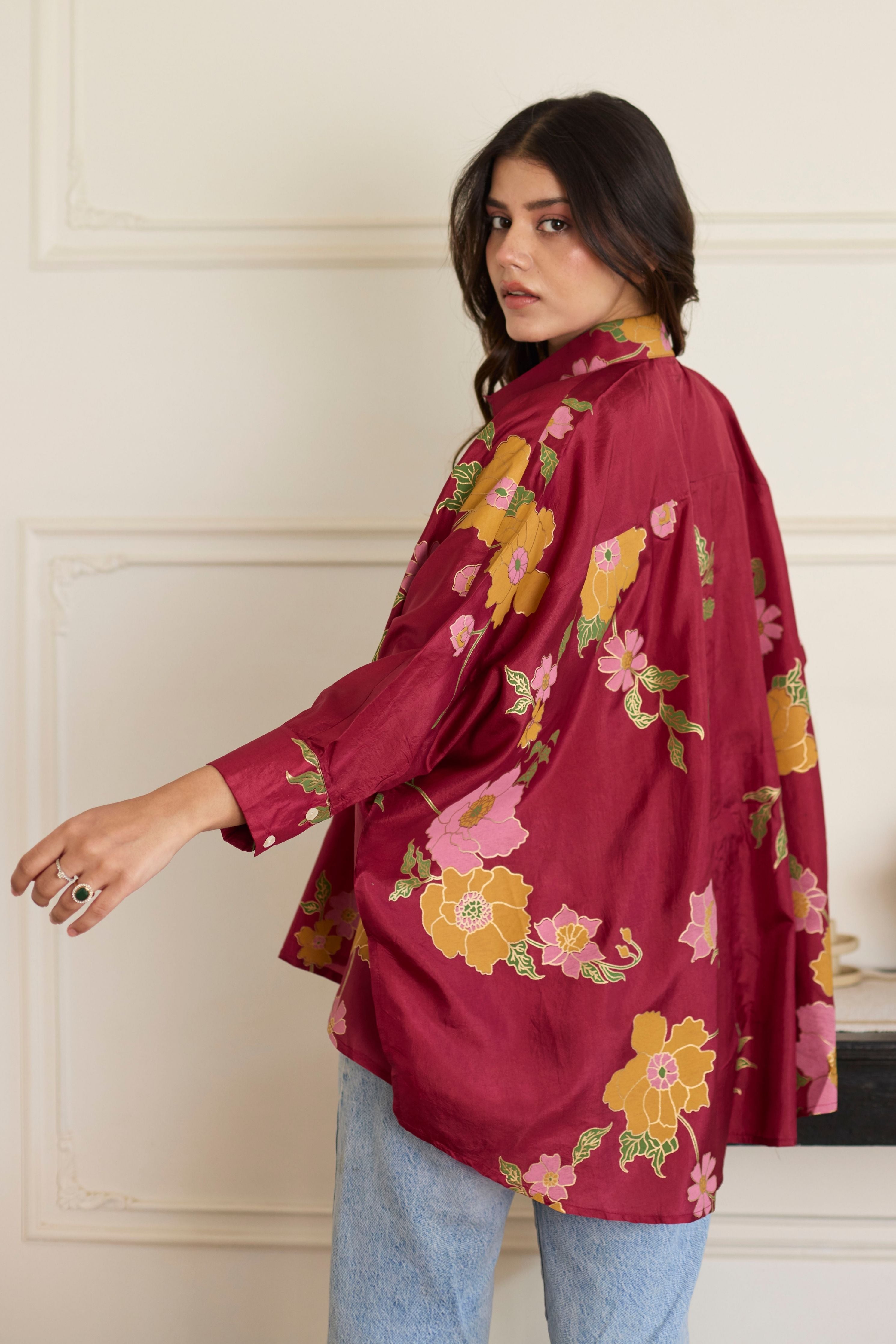 Gia Maroon Shirt