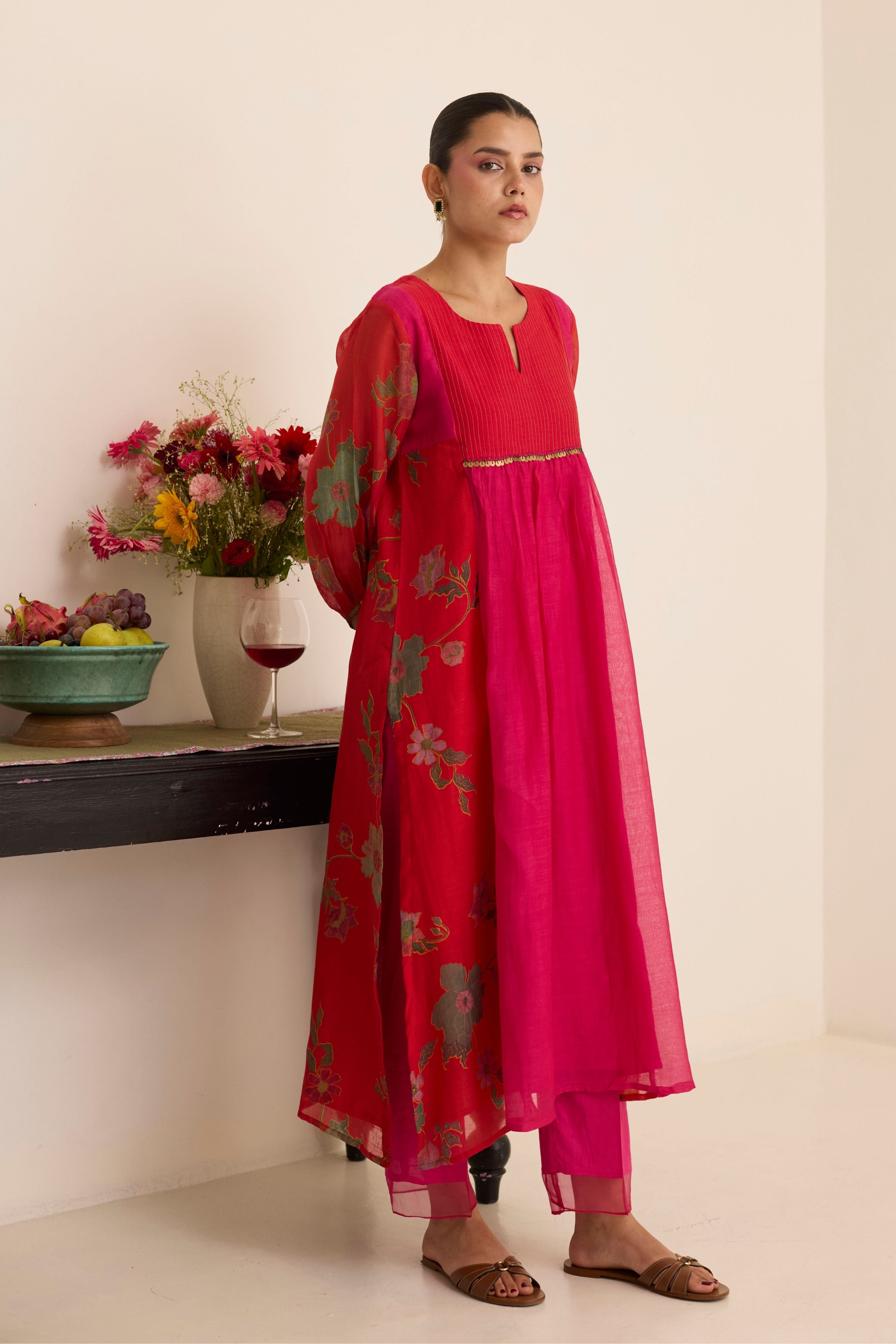 Scarlet Kurta Set