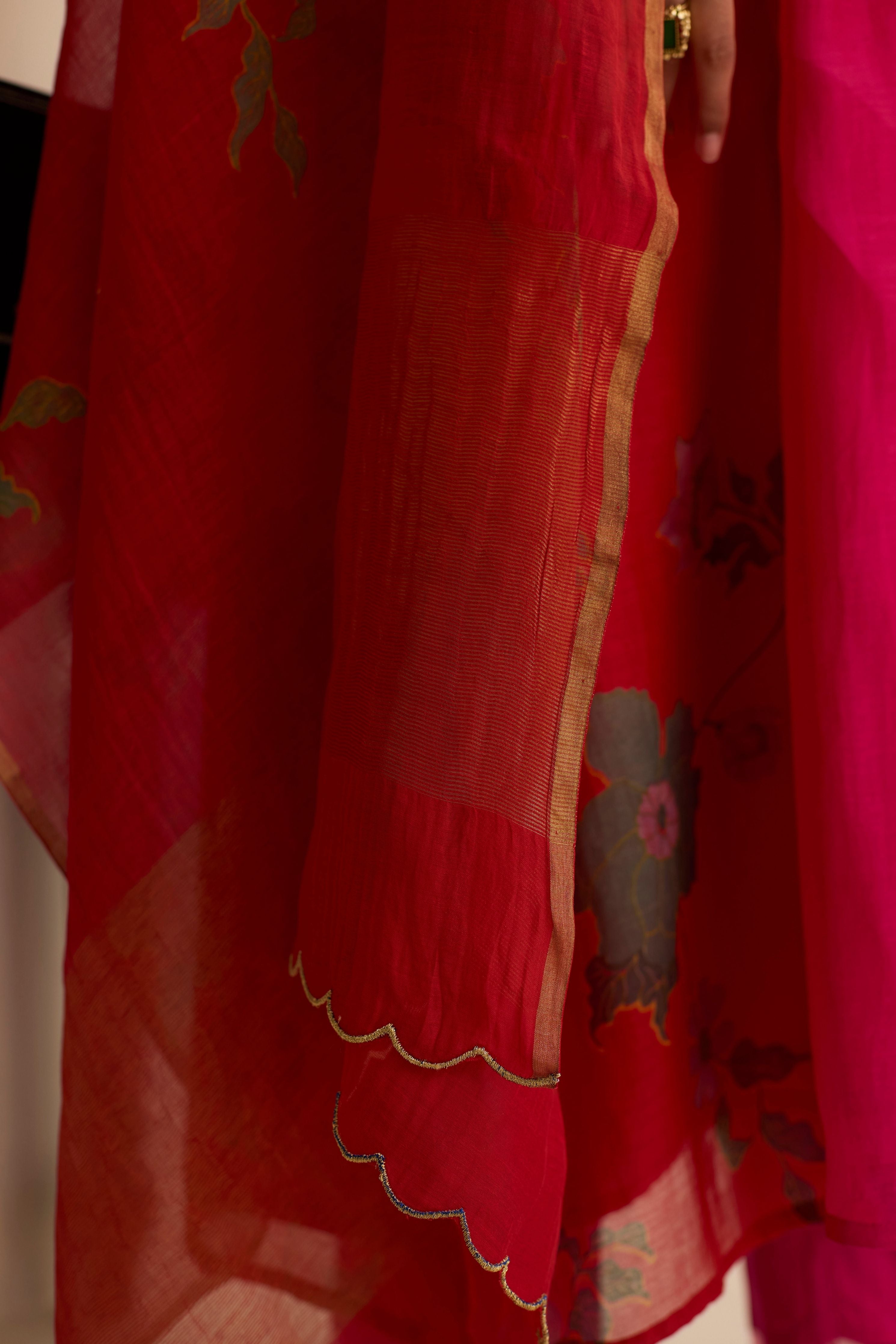 Scarlet Kurta Set