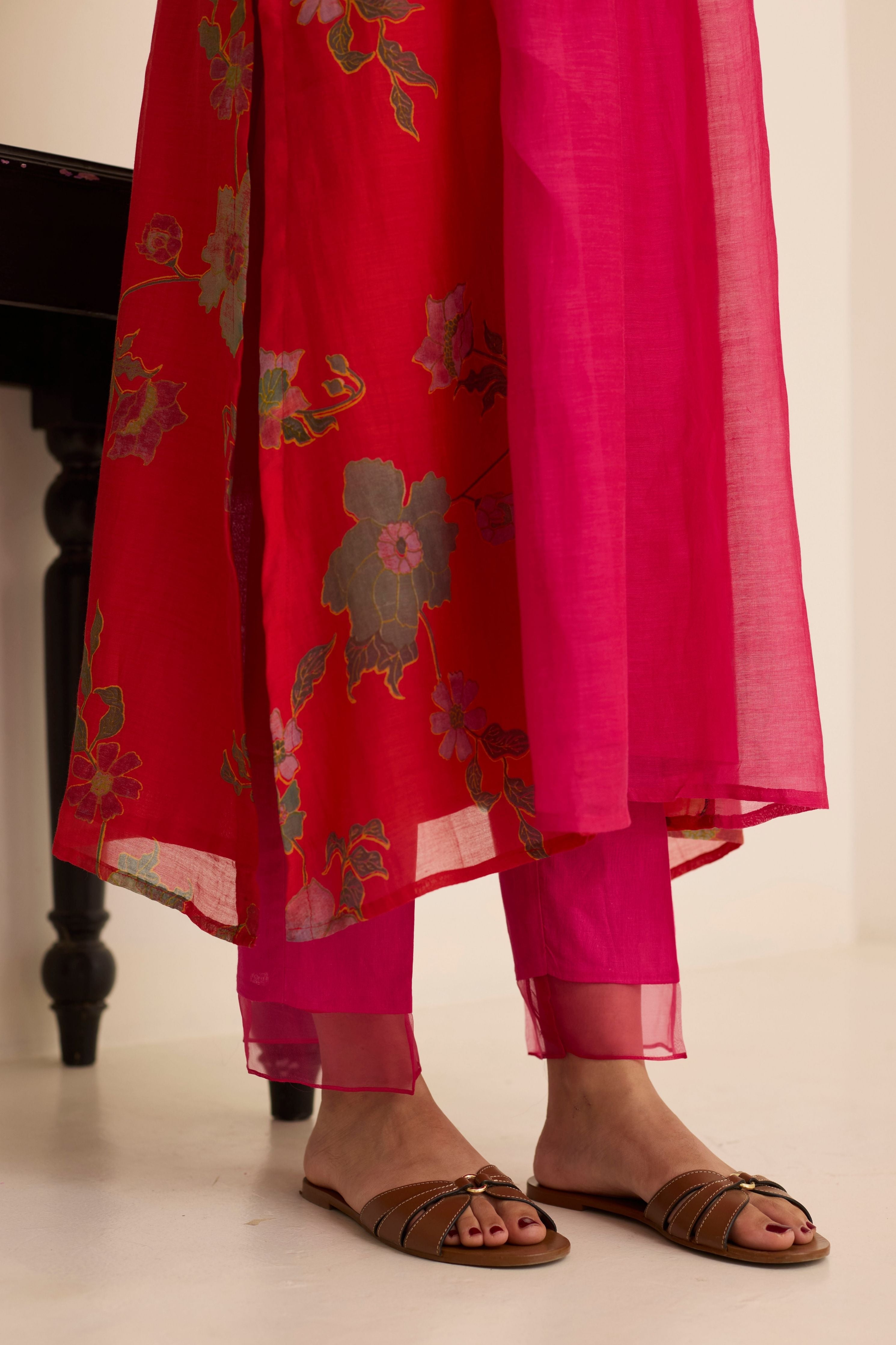 Scarlet Kurta Set