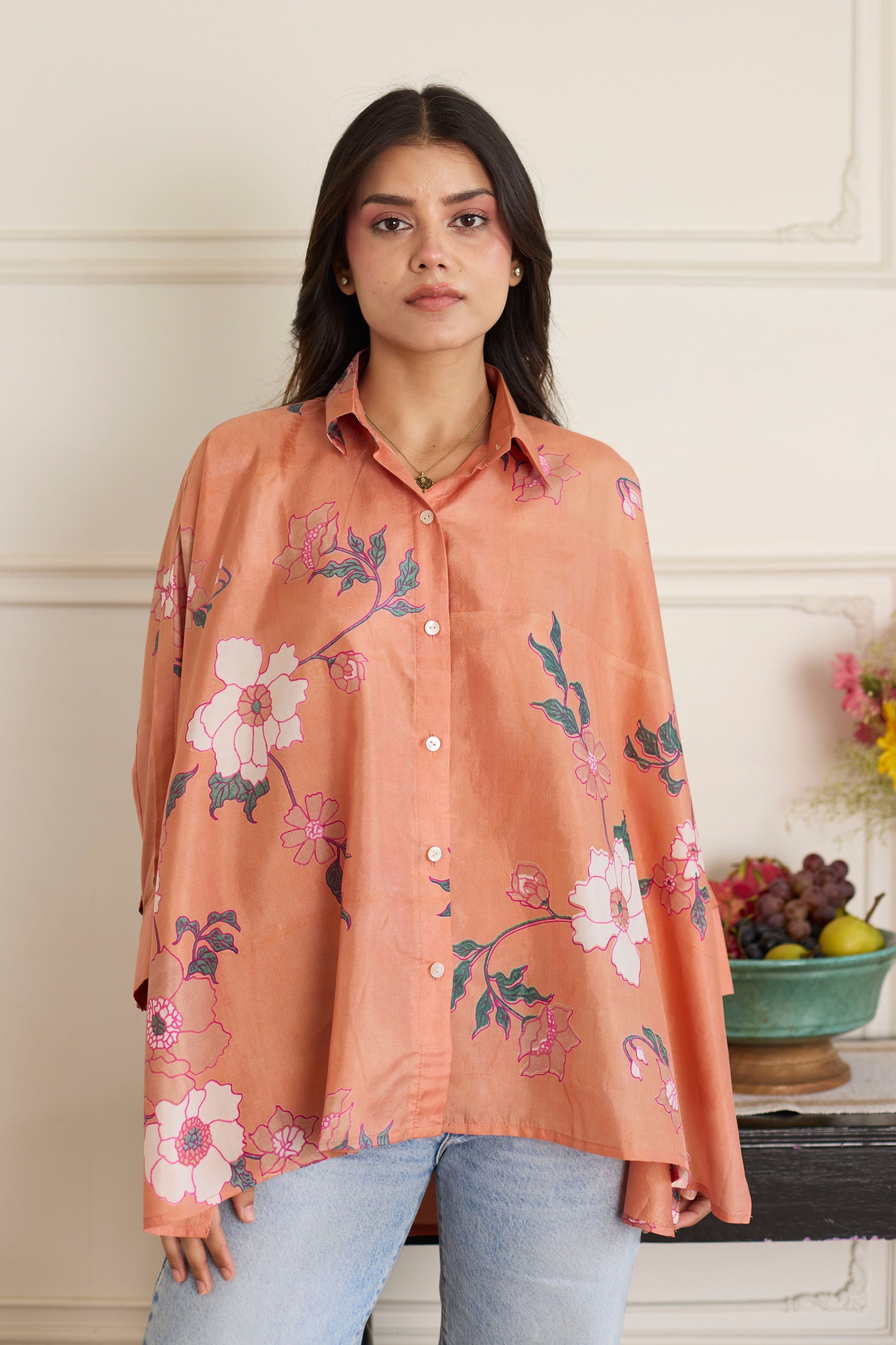 Gia Salmon Shirt