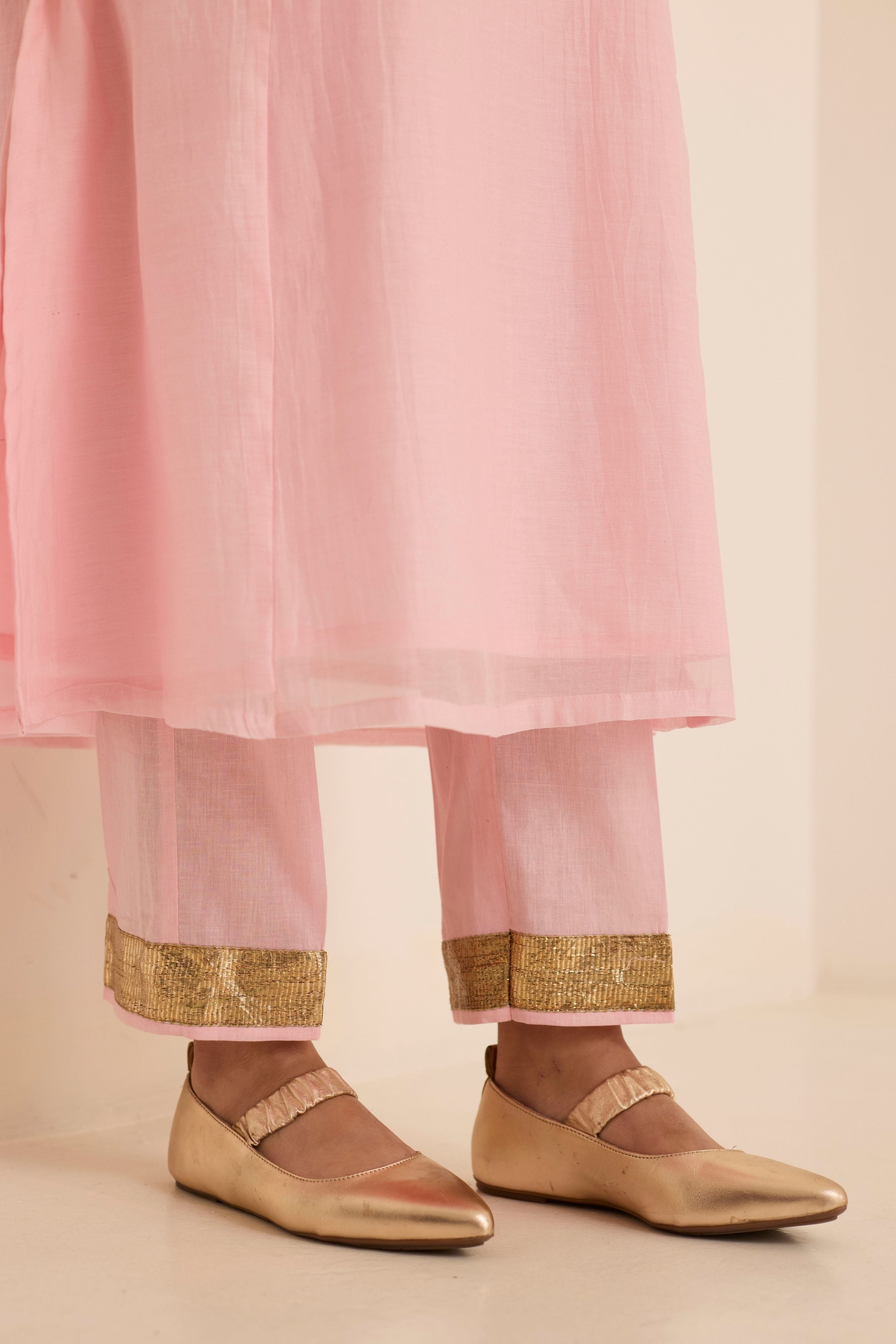 Blush Mukaish Kurta Set