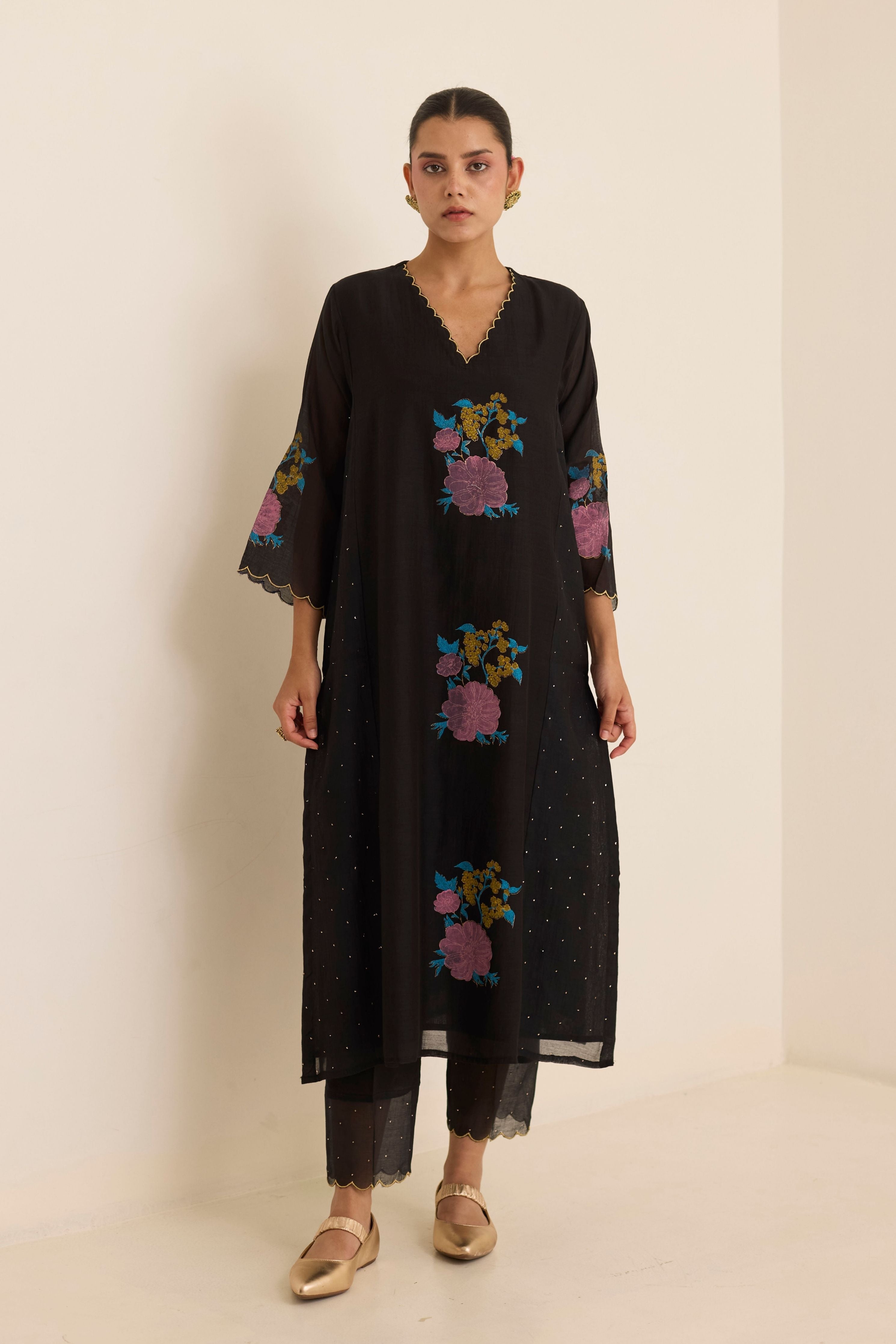 Midnight Mukaish Set