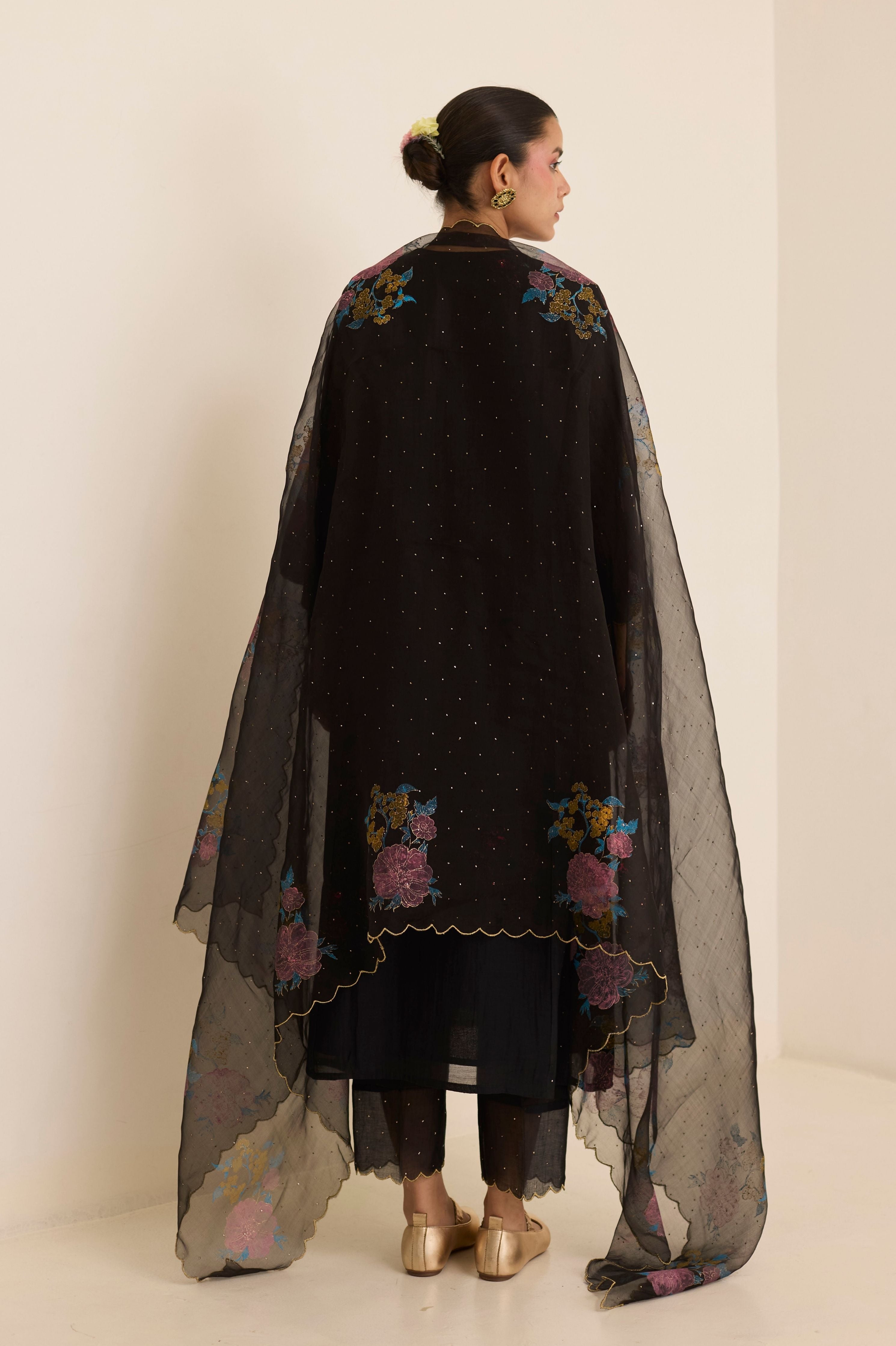 Midnight Mukaish Set