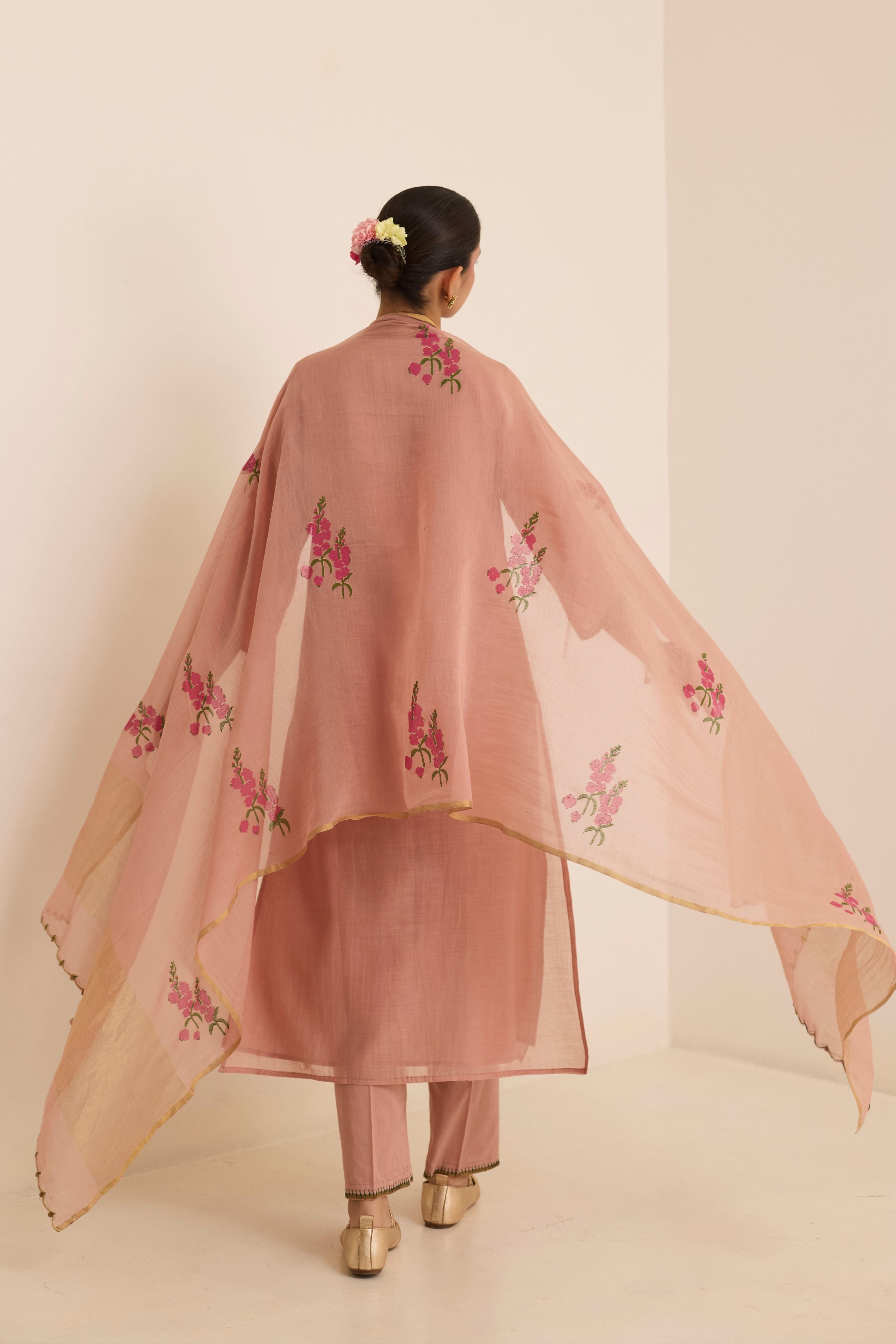 Ivy Peach Kurta Set