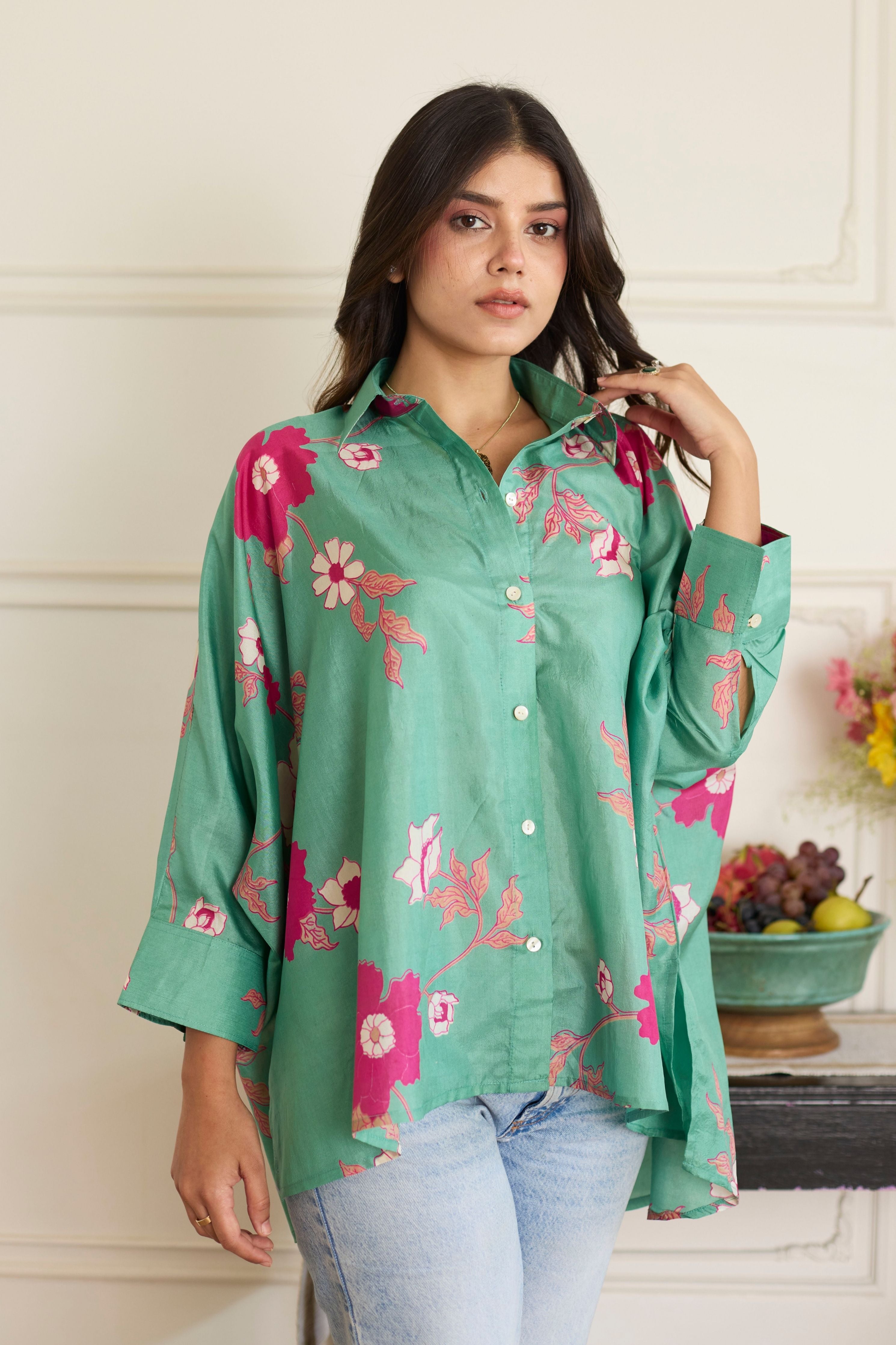 Gia Sea Green Shirt