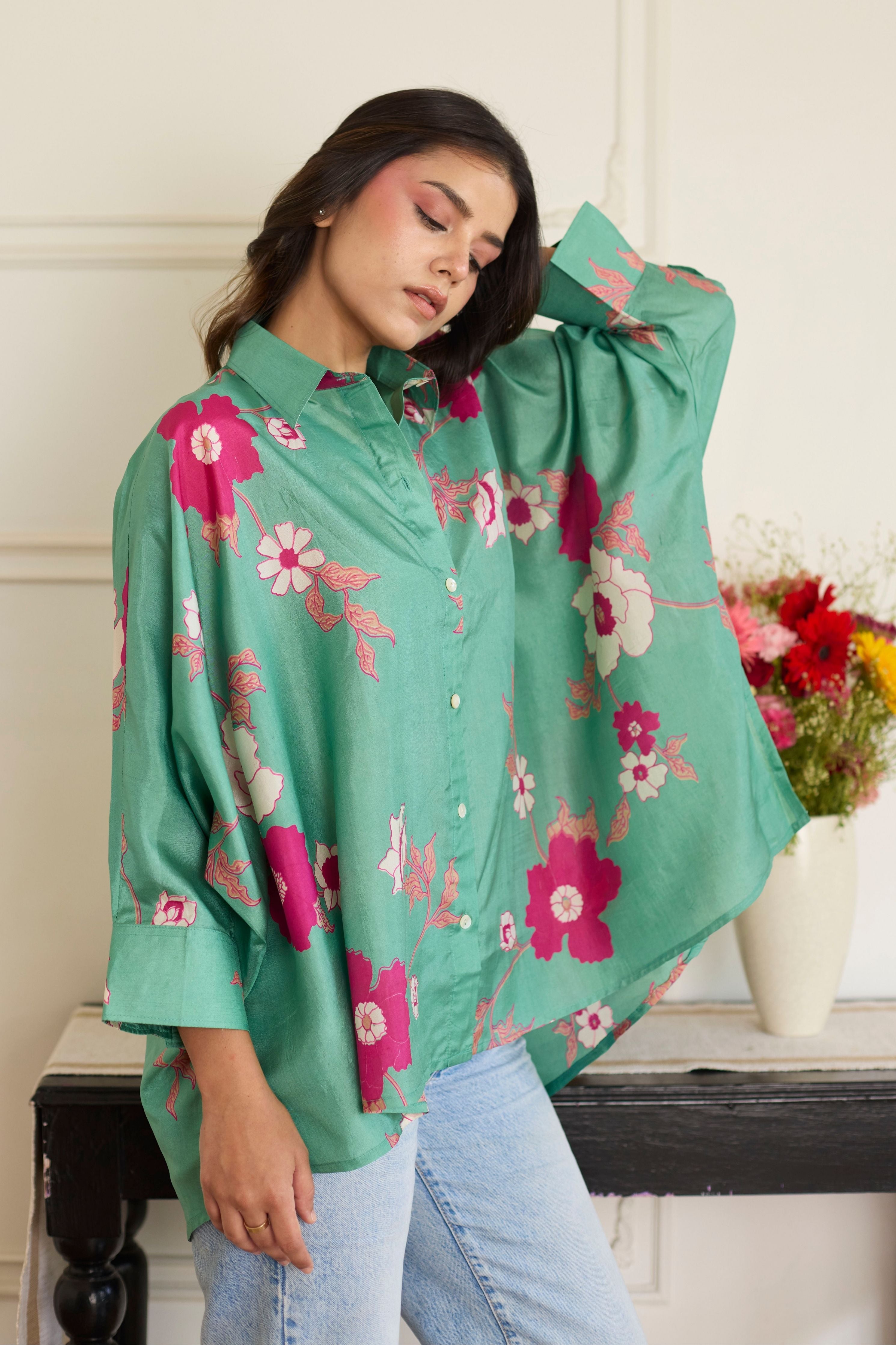 Gia Sea Green Shirt