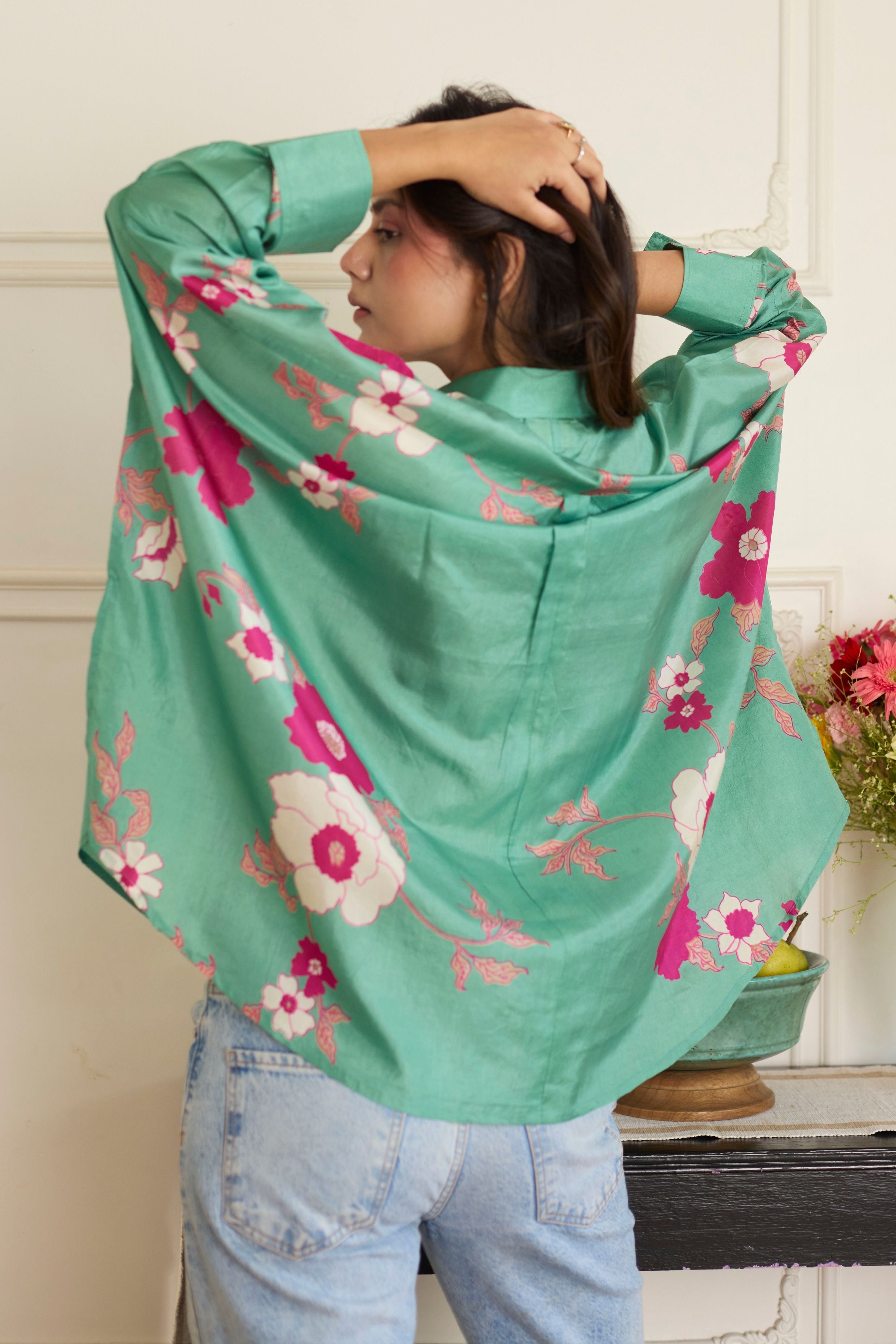 Gia Sea Green Shirt