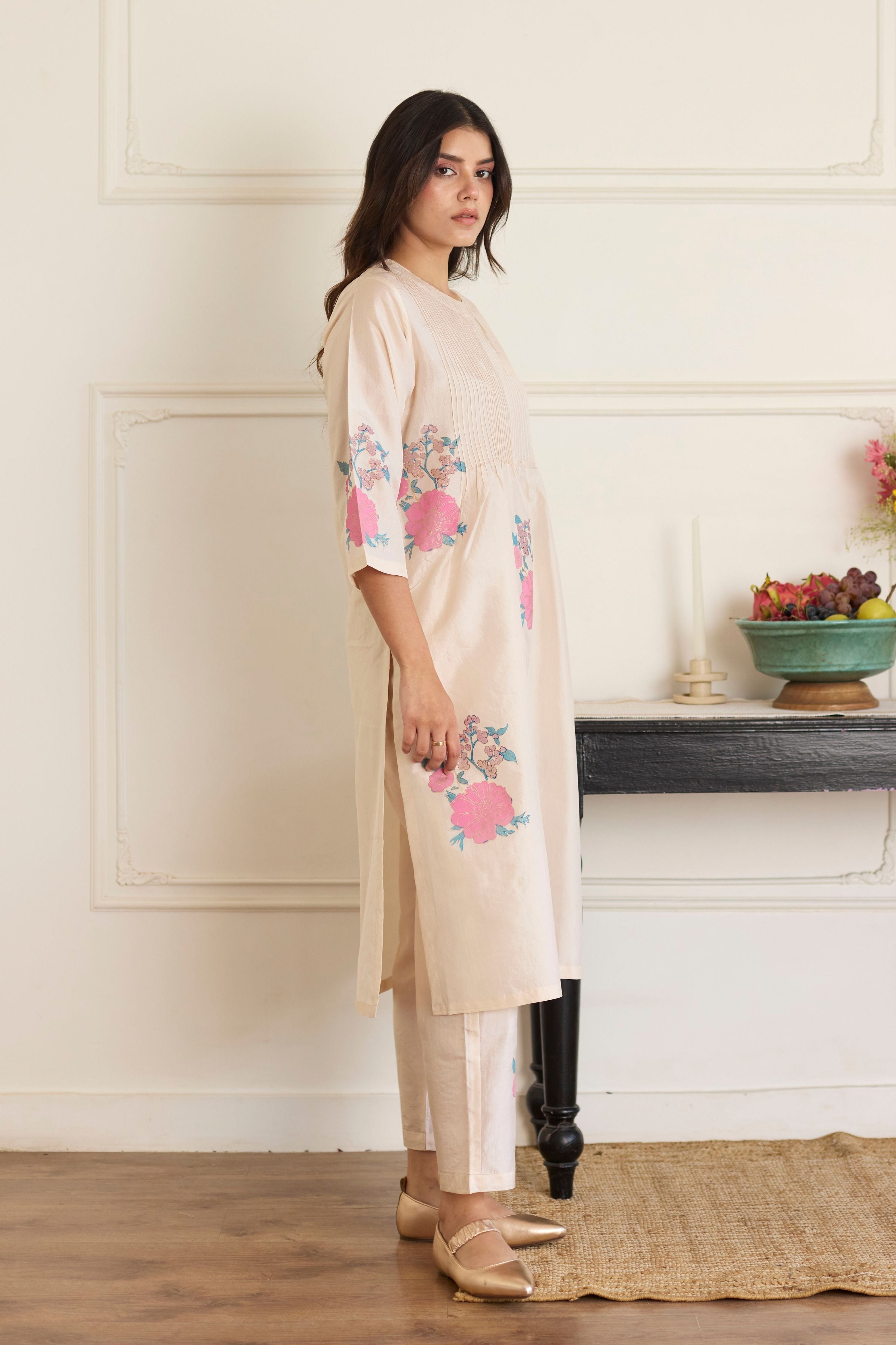 Pearl pintuck Co-Ord Set
