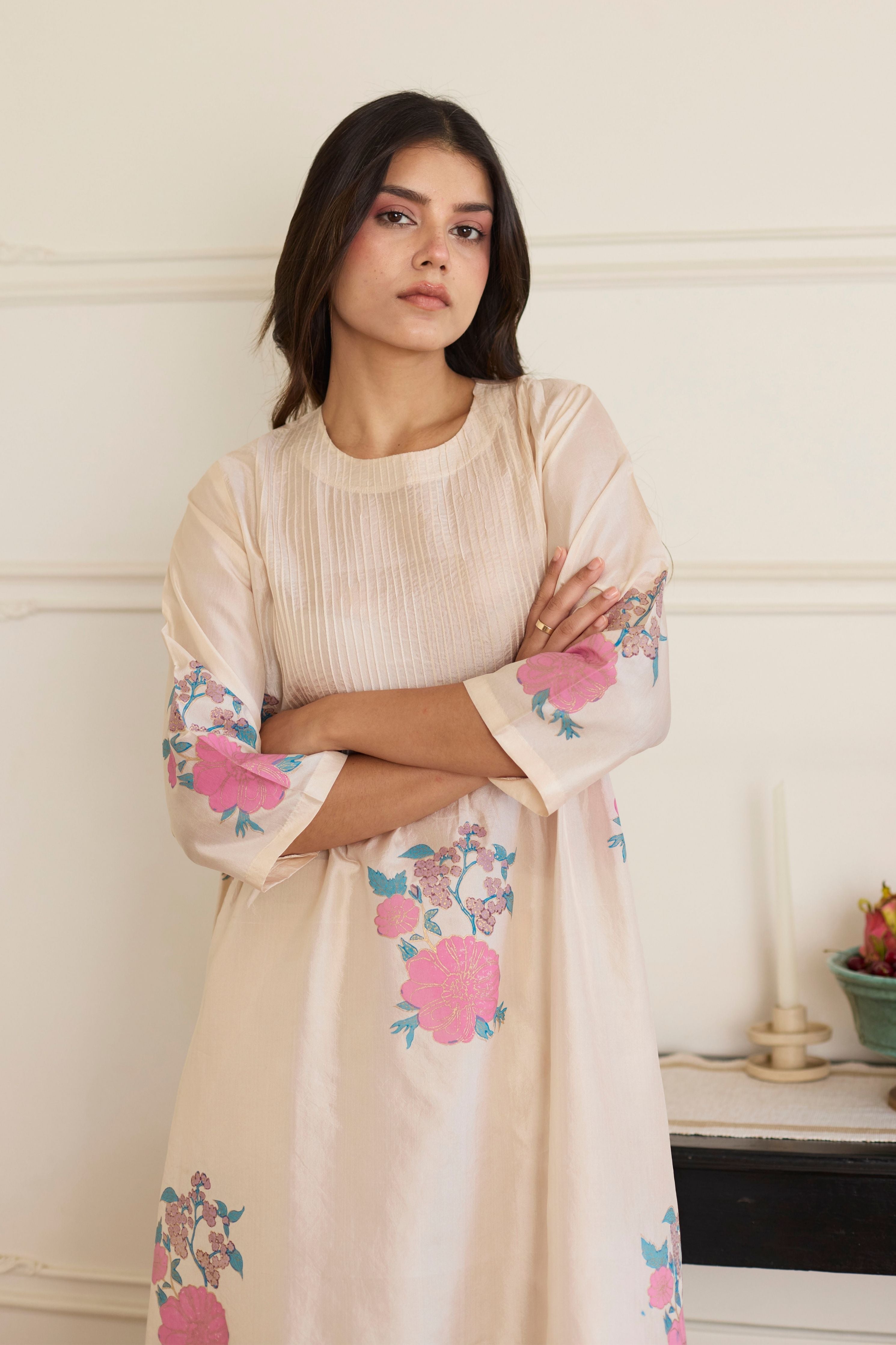Pearl pintuck Co-Ord Set