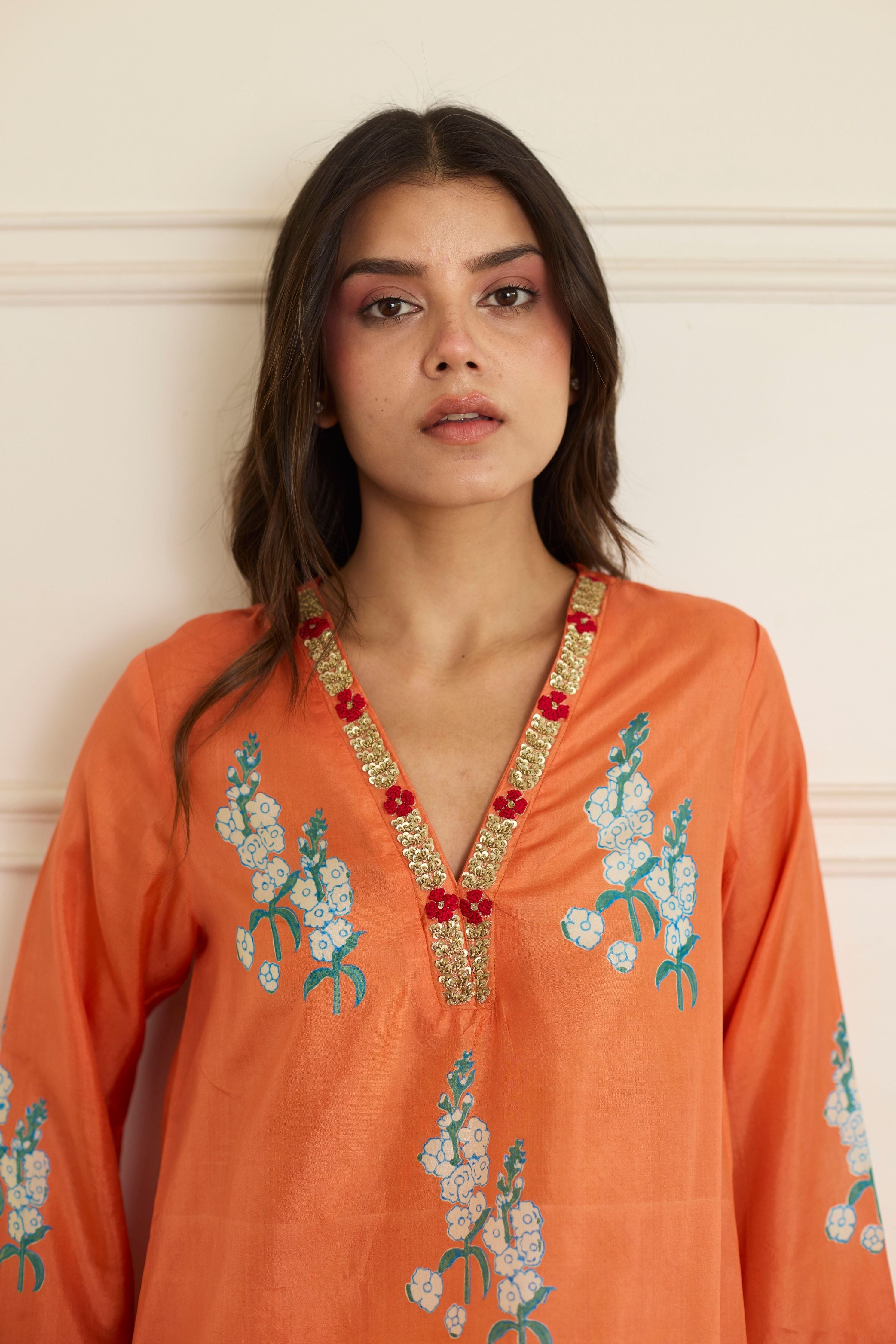 Amber Silk Co-Ord Set