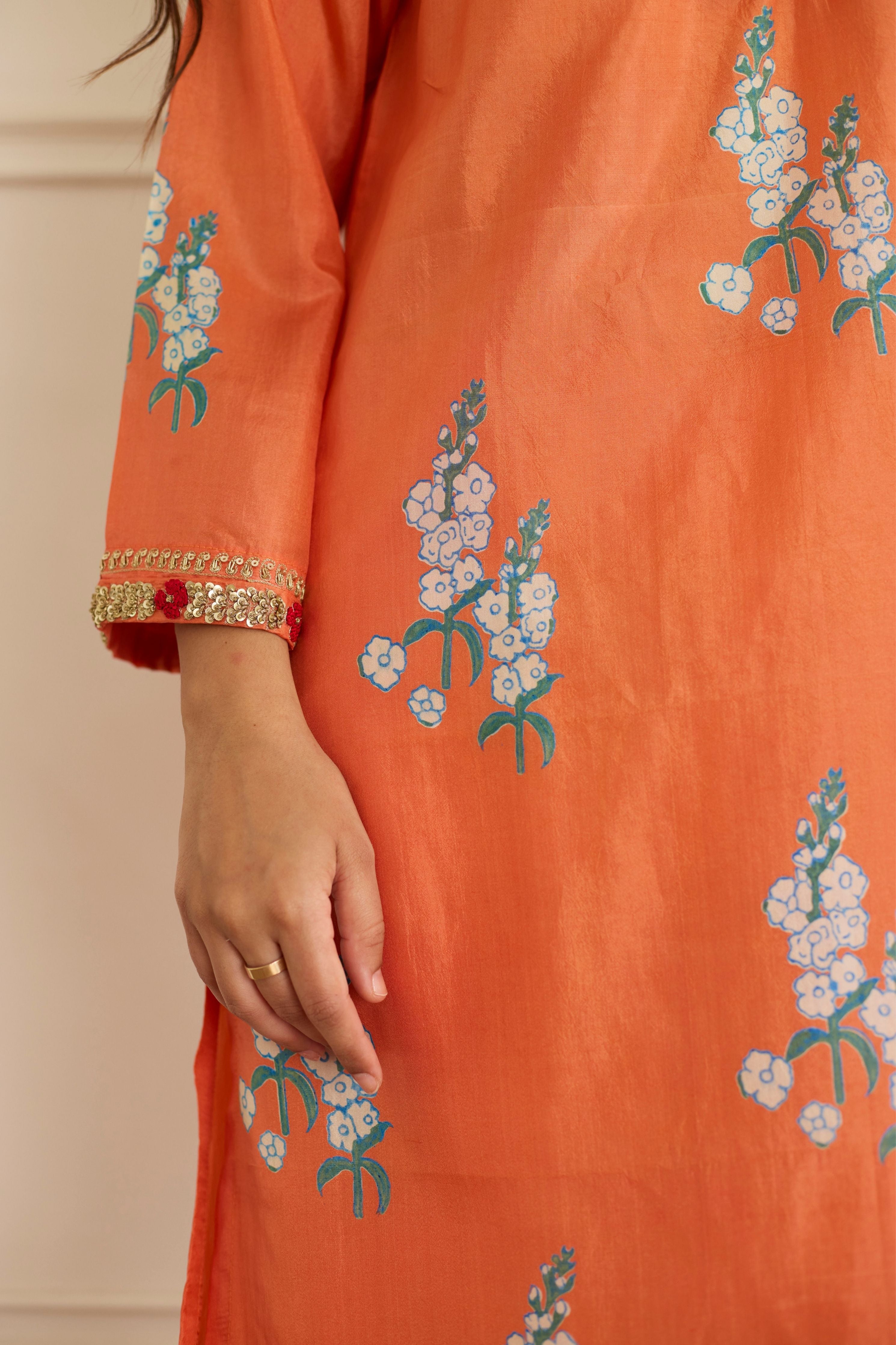 Amber Silk Co-Ord Set