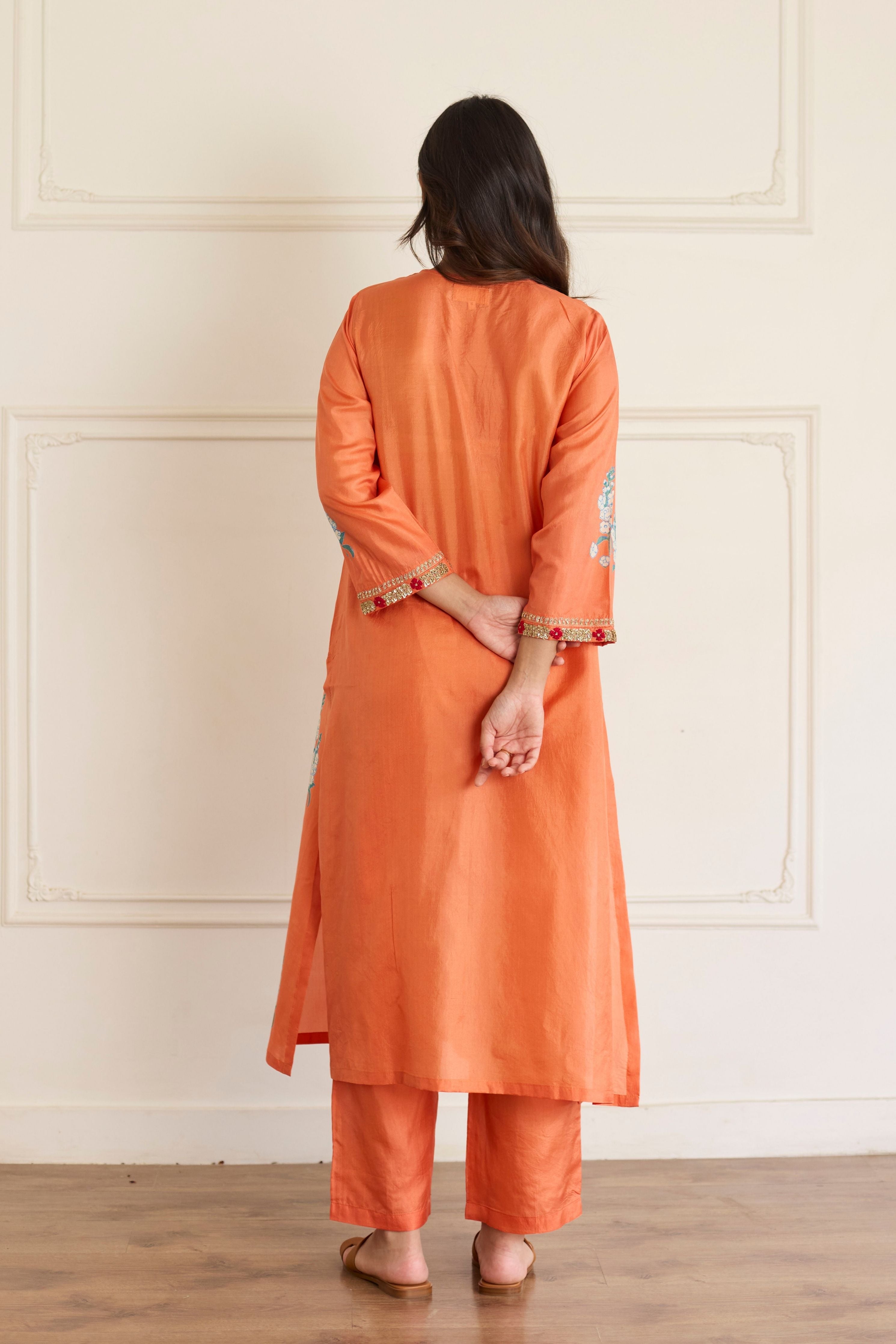 Amber Silk Co-Ord Set