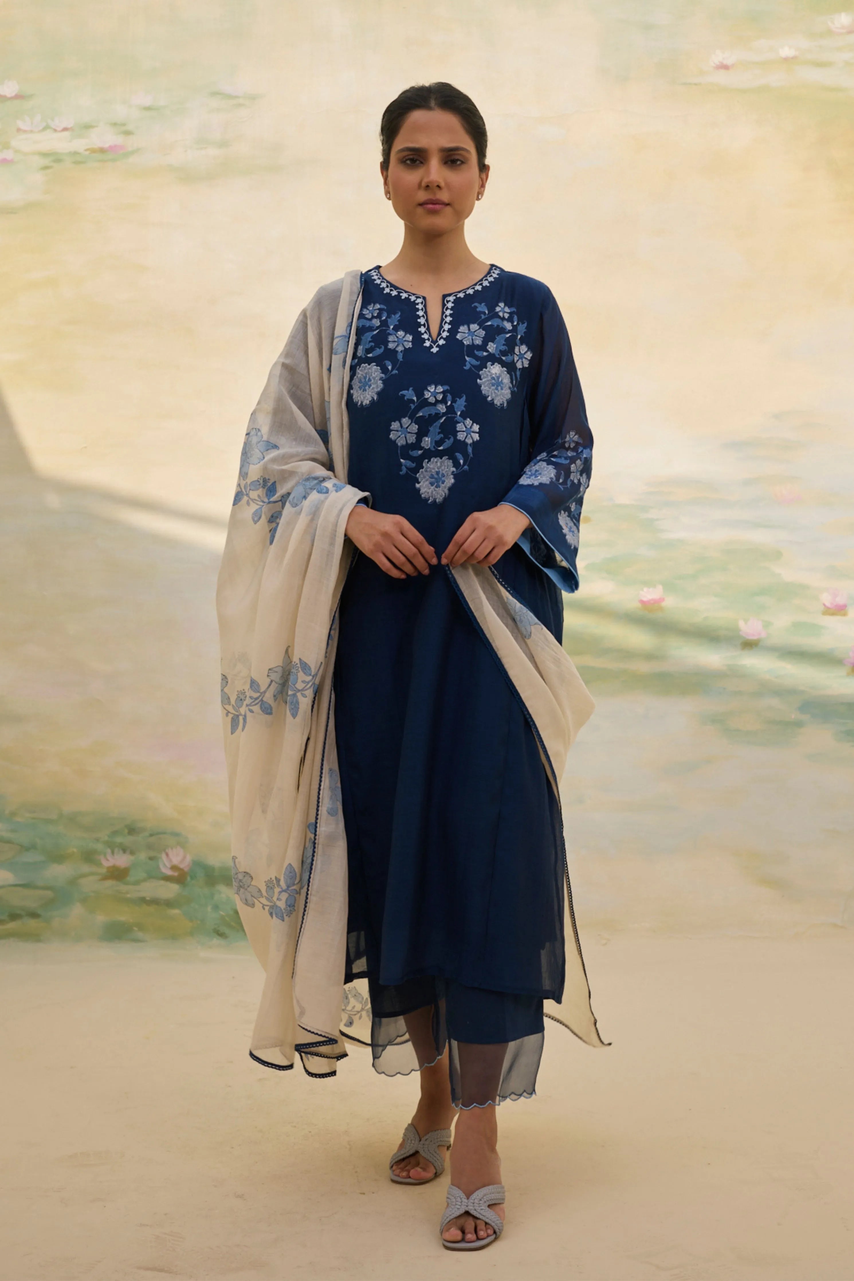 Indigo Kurta Set