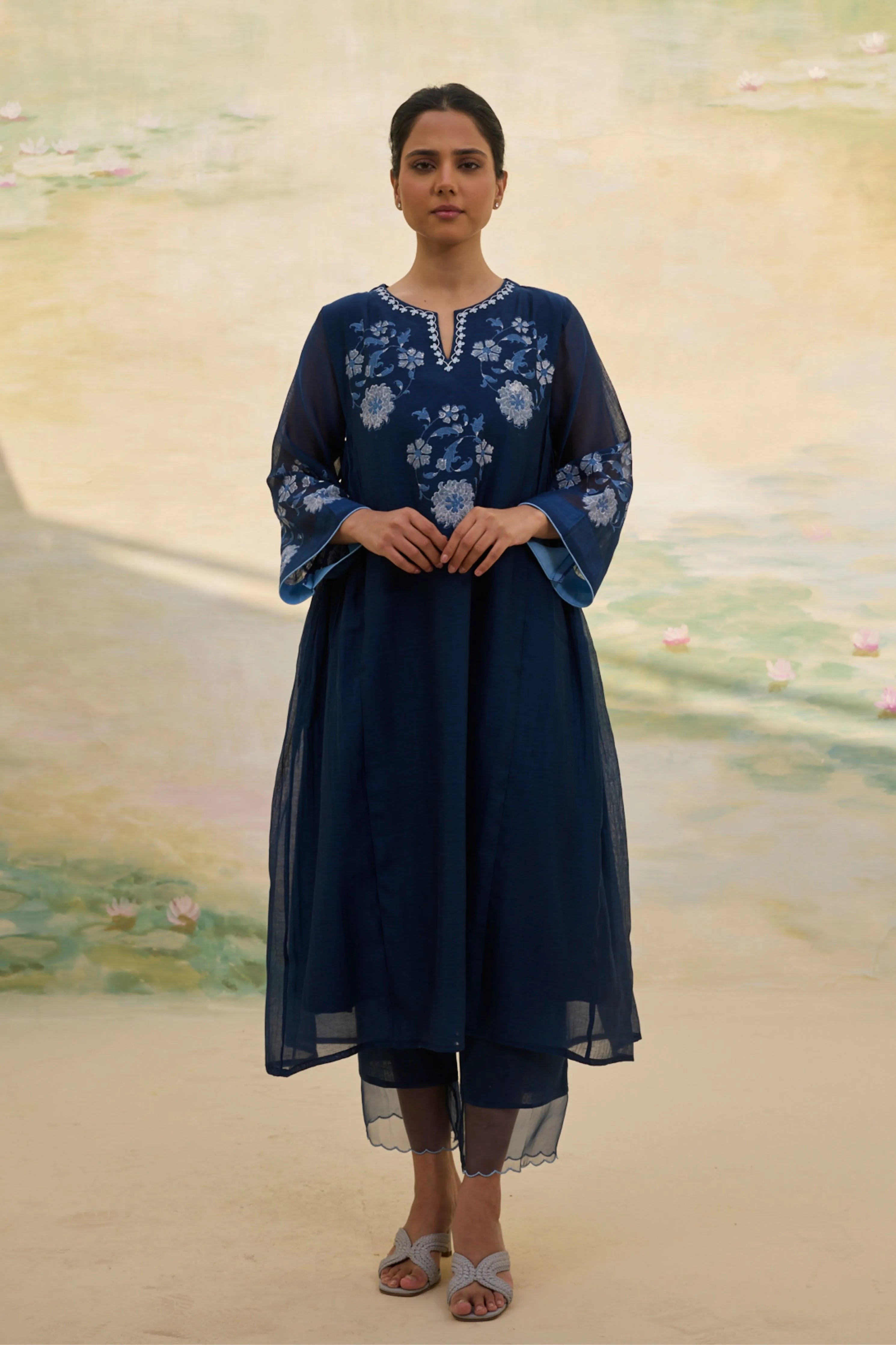 Indigo Kurta Set