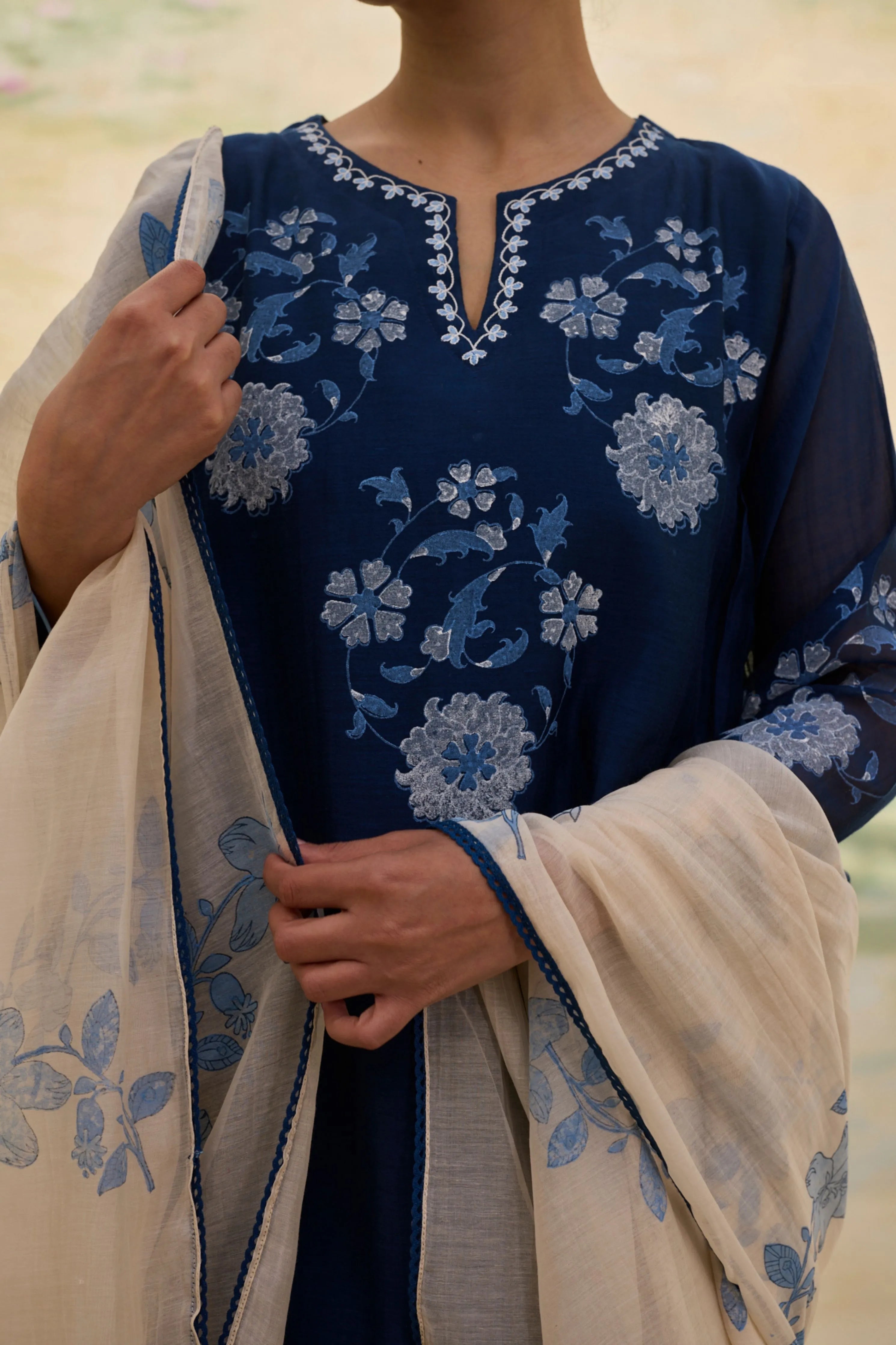 Indigo Kurta Set