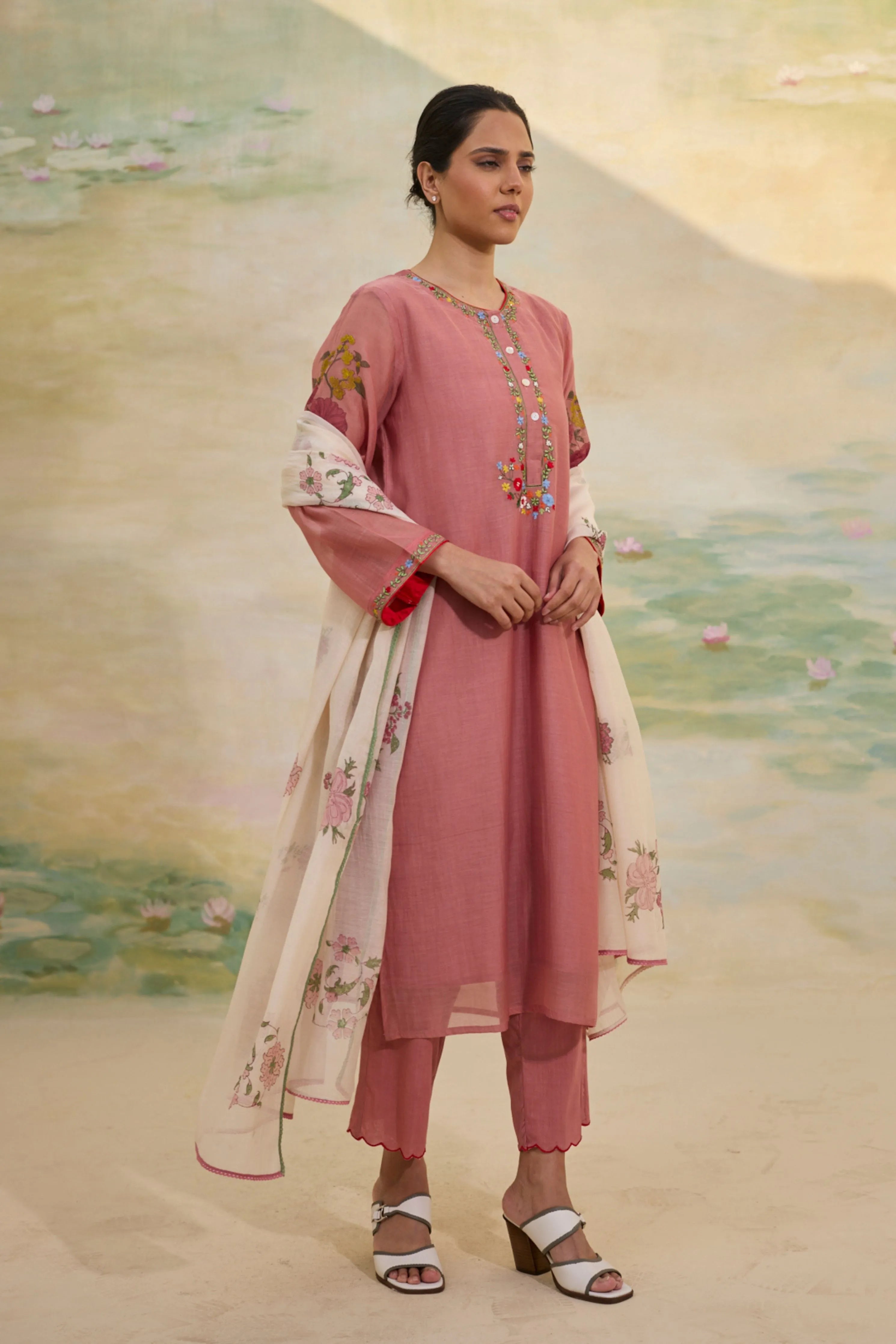 Dusky Rose Kurta Set