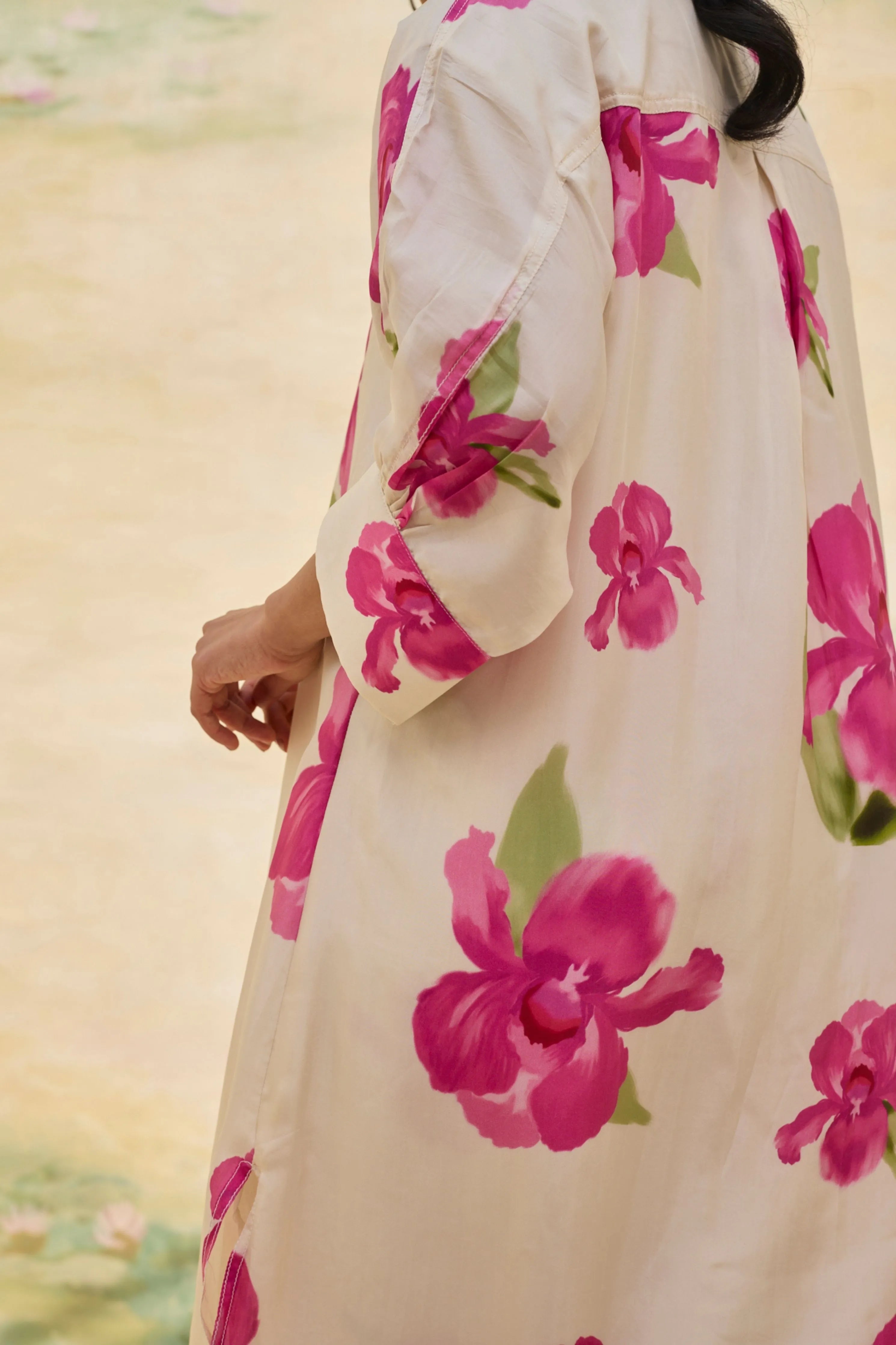 Aira Floral Silk Co-Ord Set