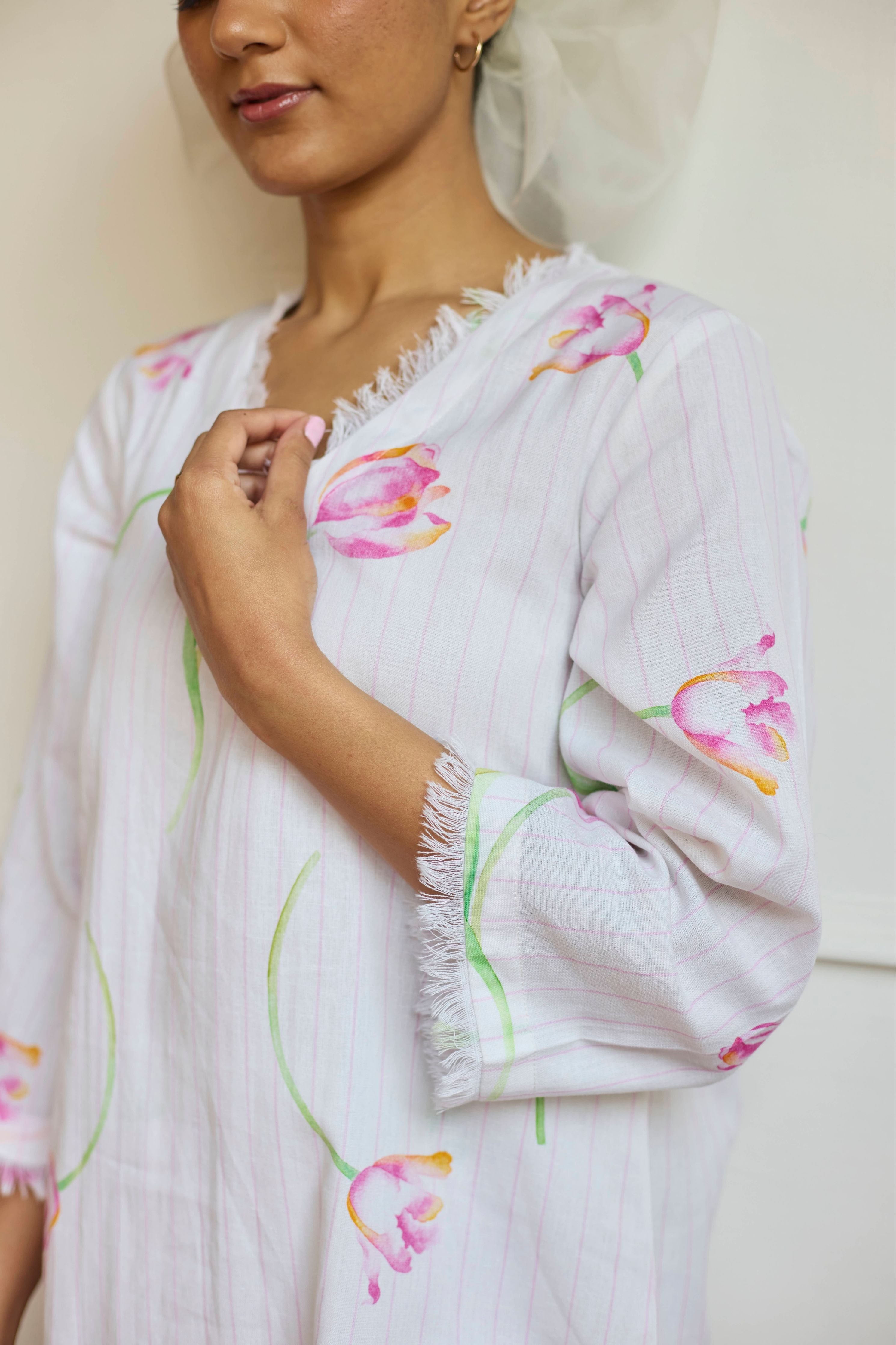 Ana Ivory Tulip Co-Ord Set