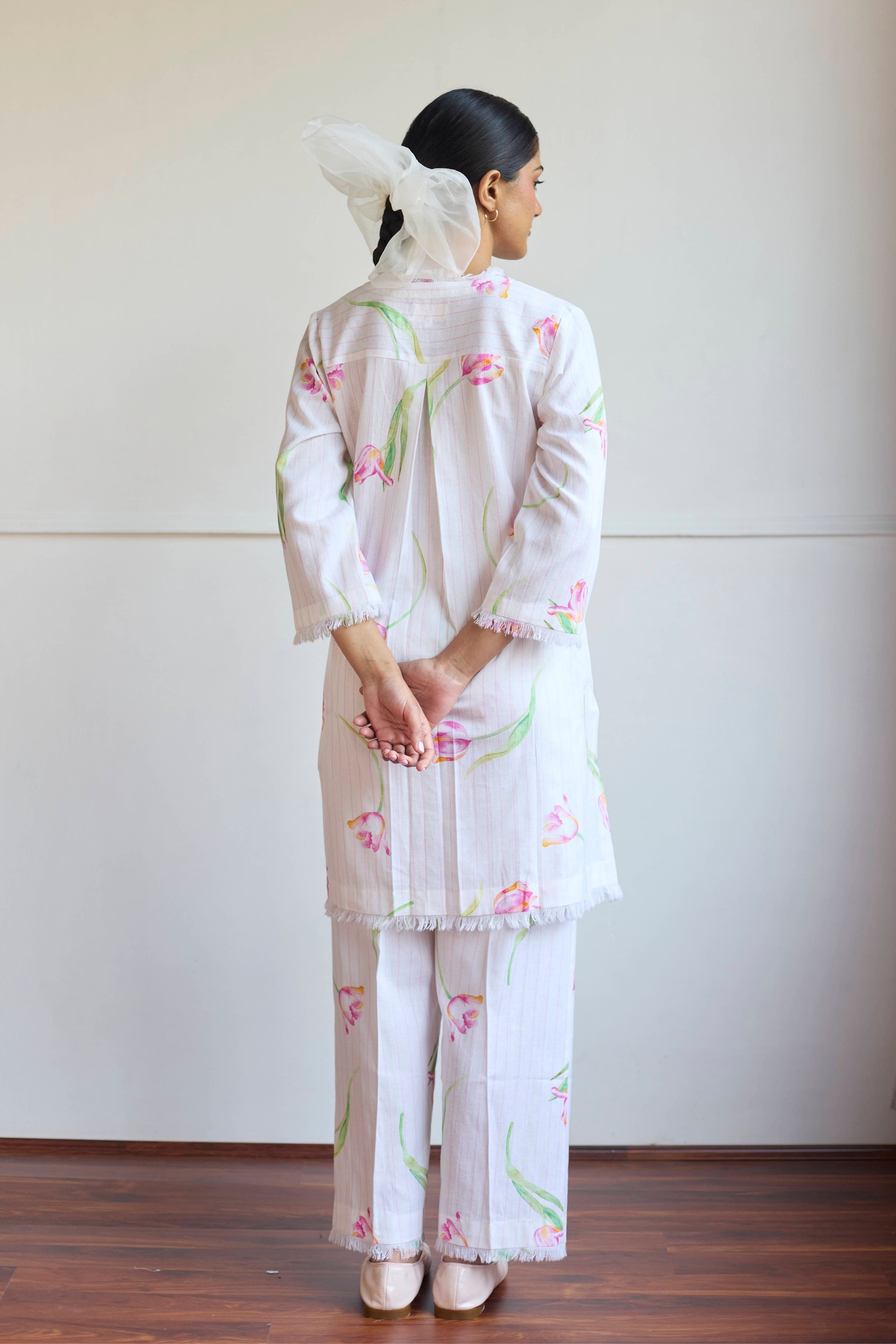 Ana Ivory Tulip Co-Ord Set