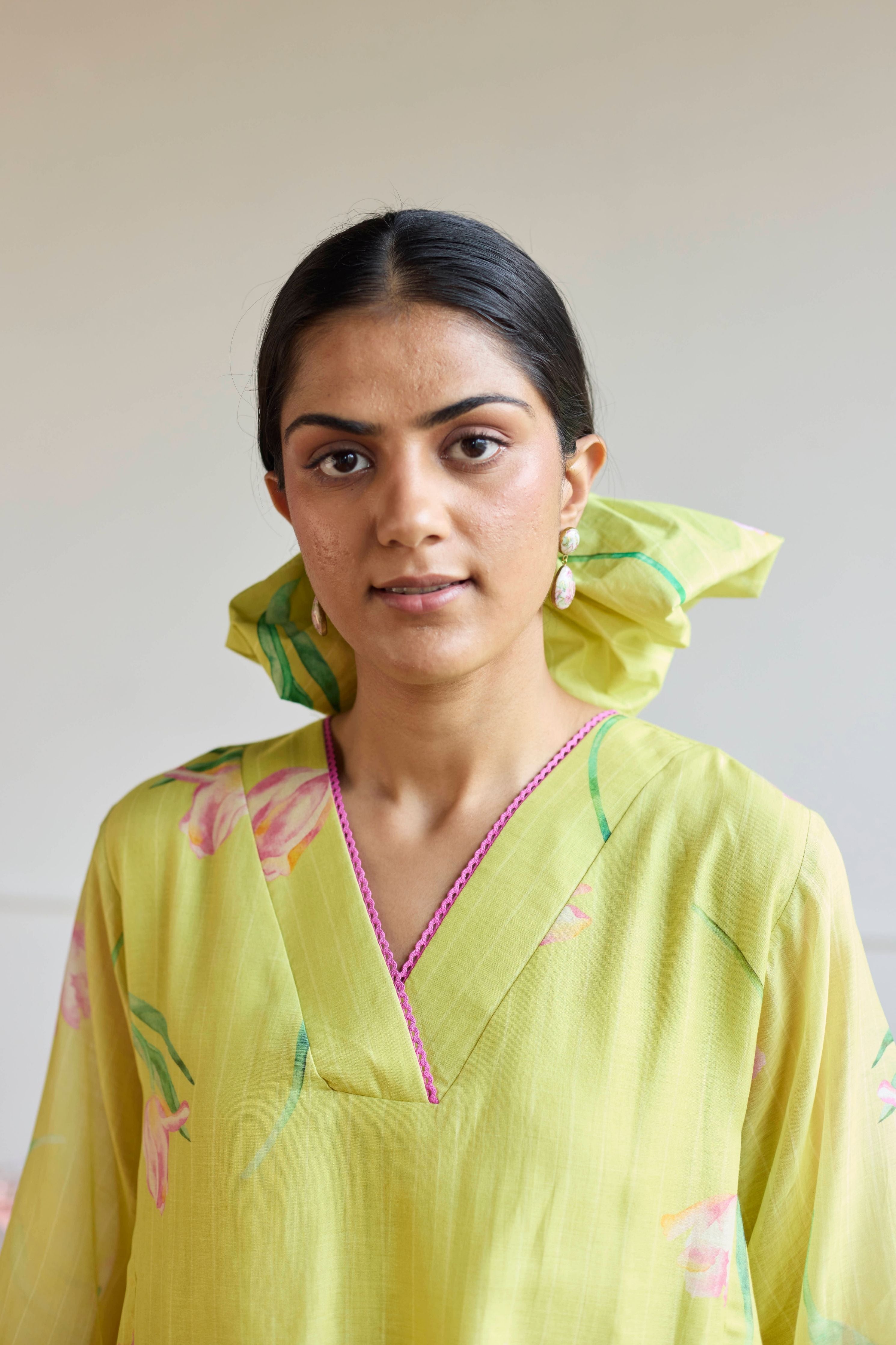 Lime Tulip Relaxed Fit Co-Ord Set