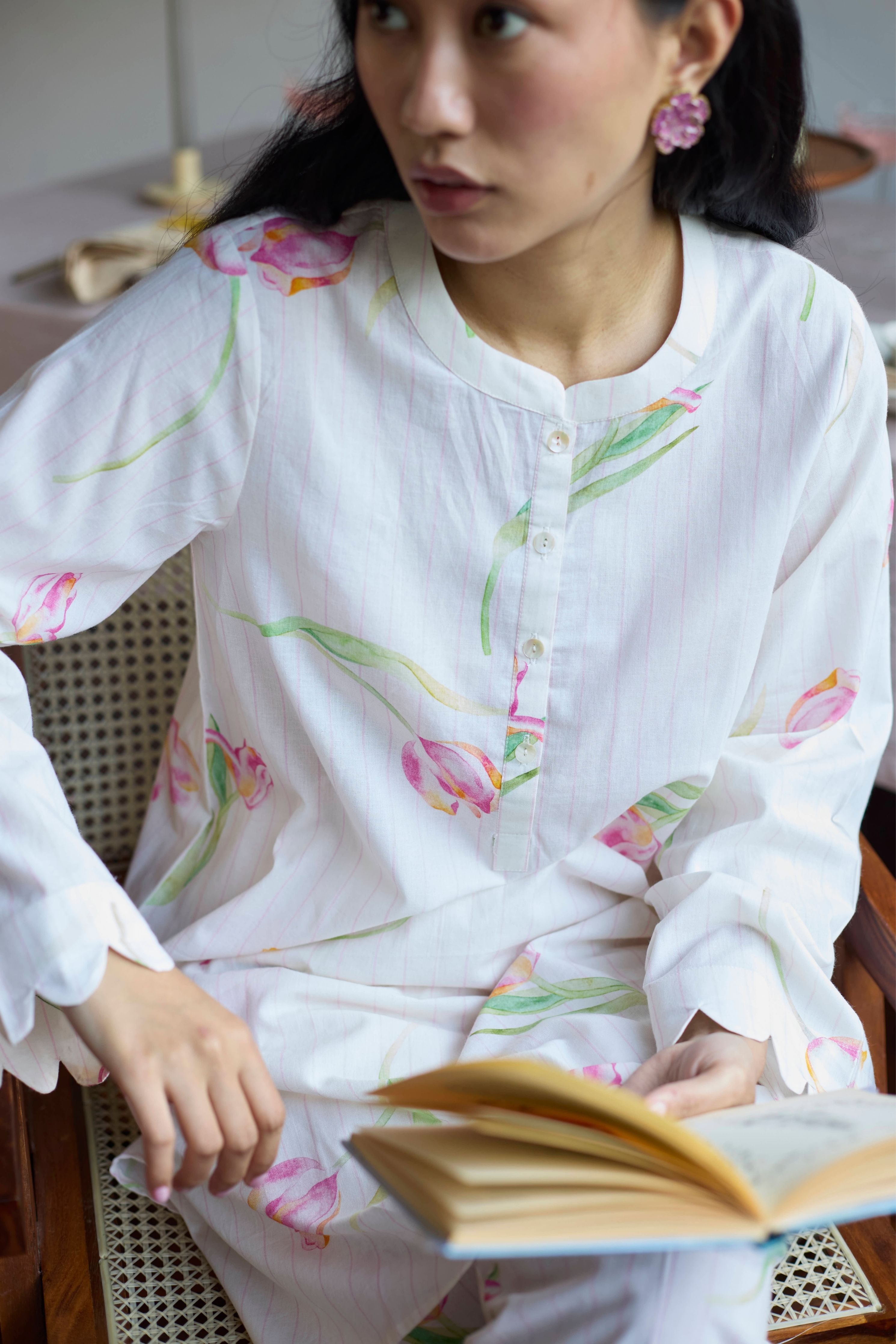 Emma Cotton Tulip Co-Ord Set